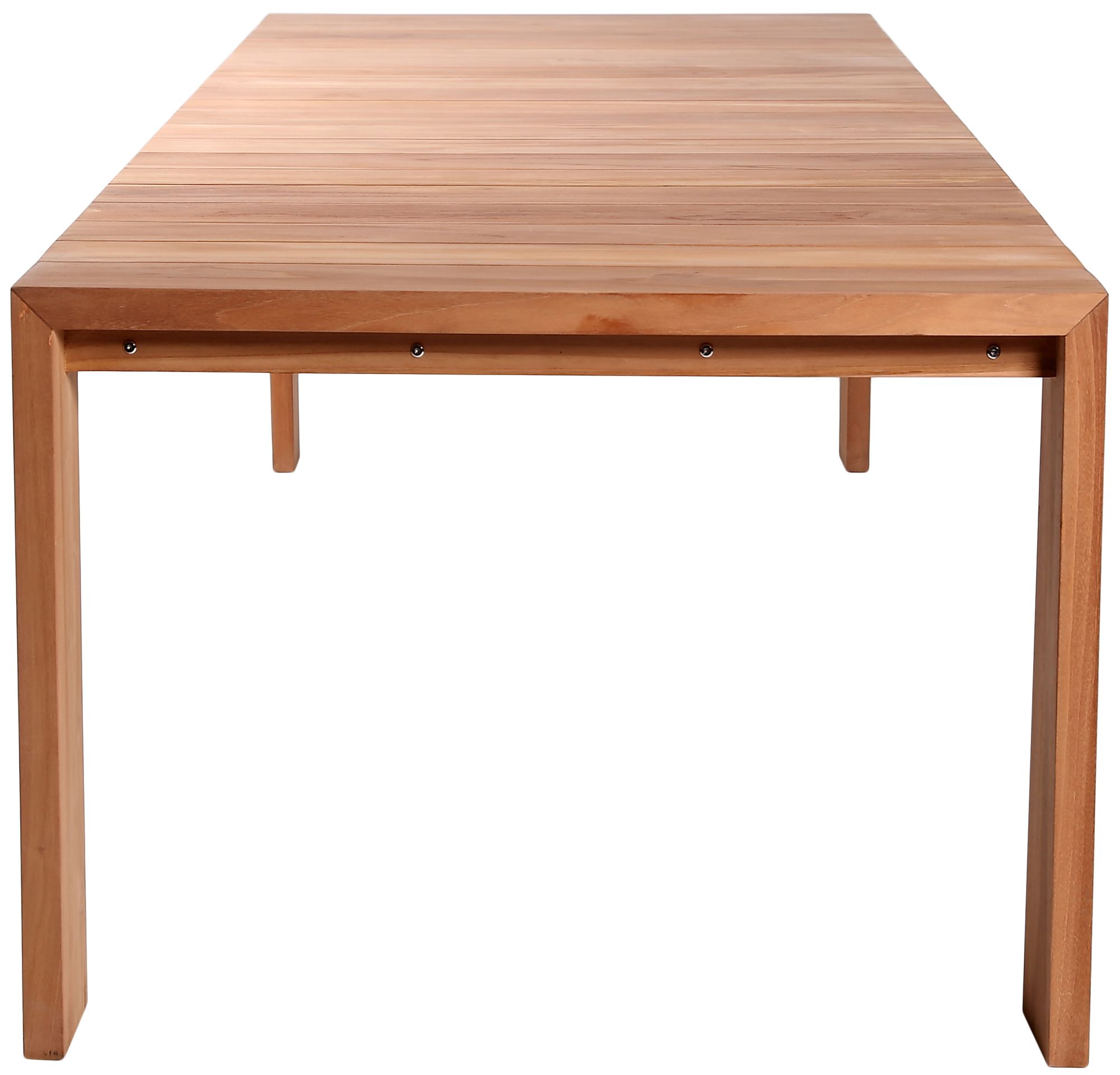 Tulum 108.5" Solid Teak Wood Outdoor Dining Table