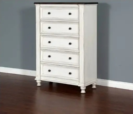 SM Carriage House Wood Chest w/5 Drawers