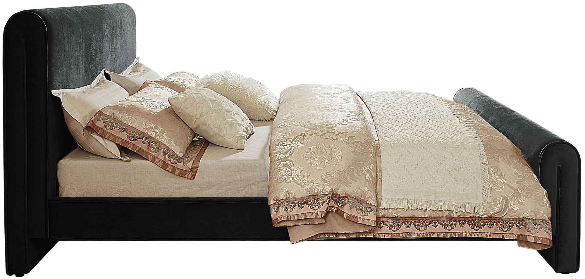 Sloan Velvet Full Size Bed