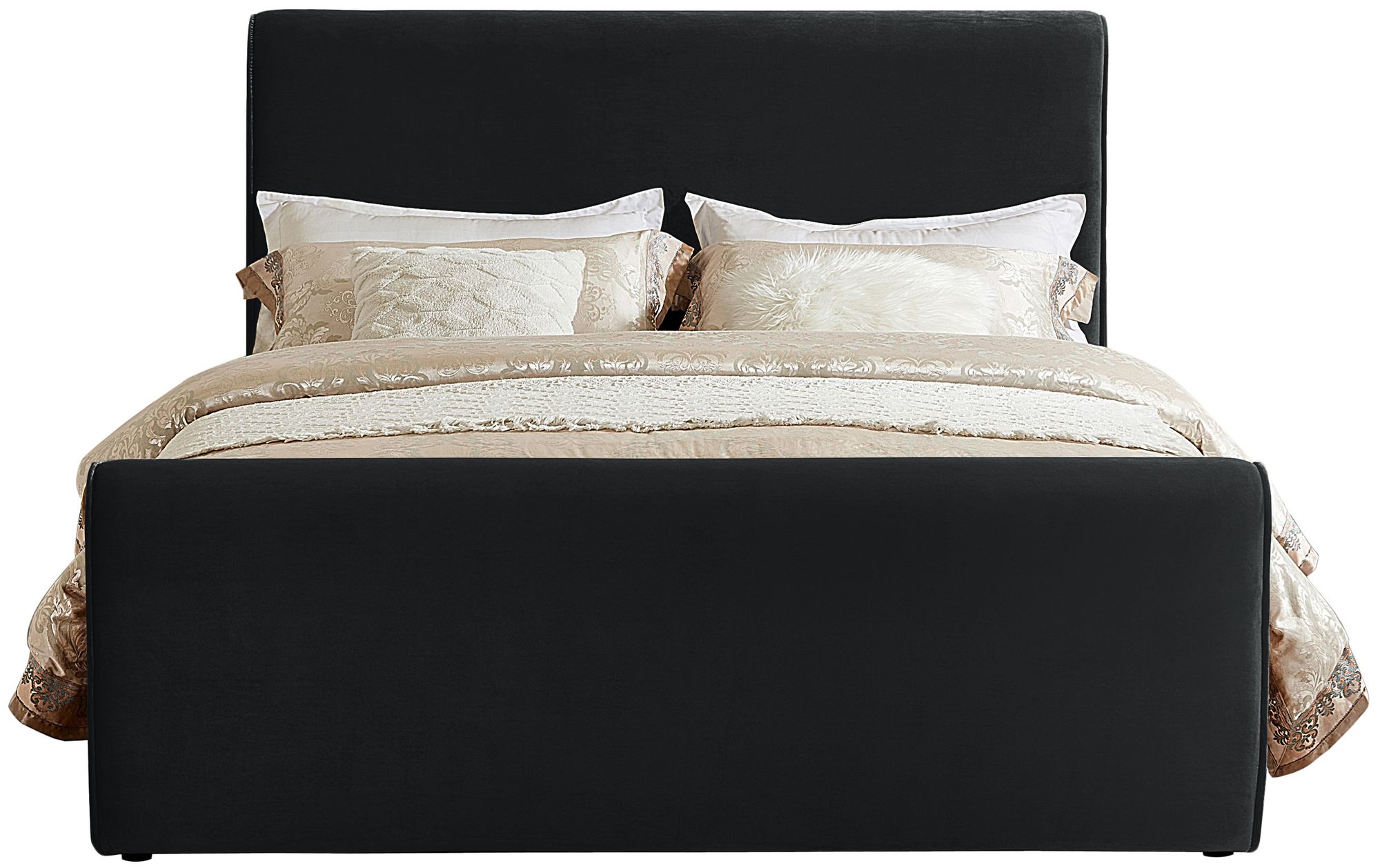 Sloan Velvet Queen Size Bed