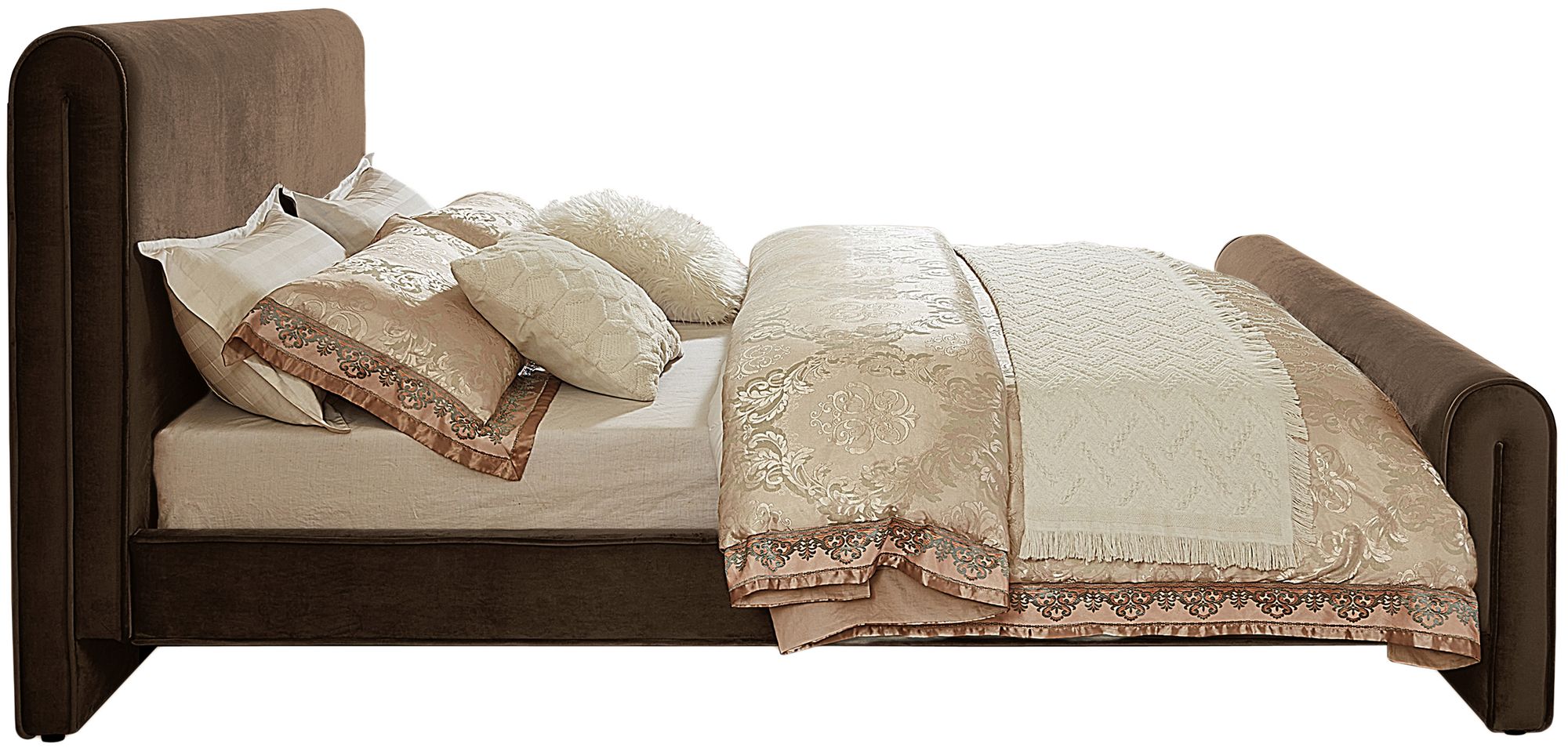 Sloan Velvet Full Size Bed