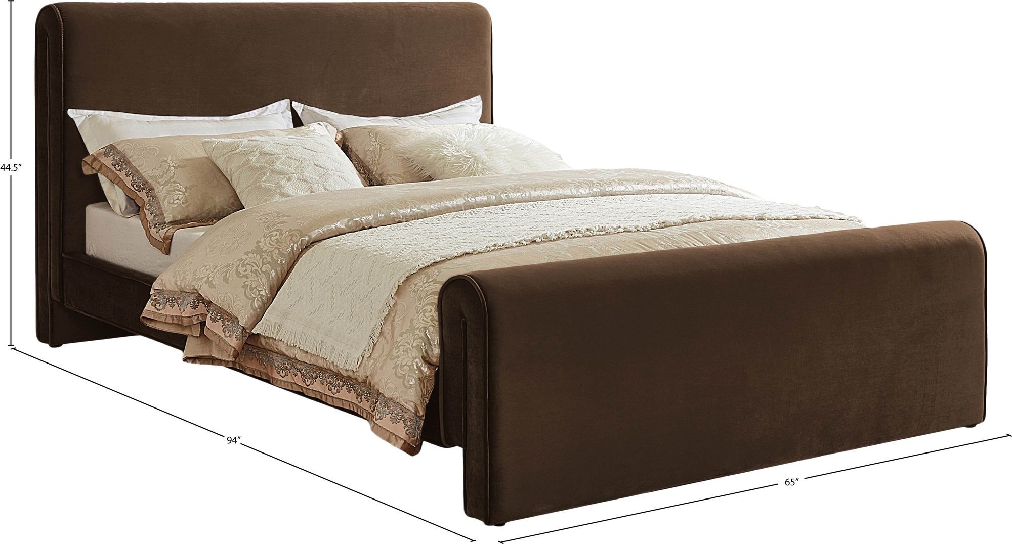 Sloan Velvet Bed