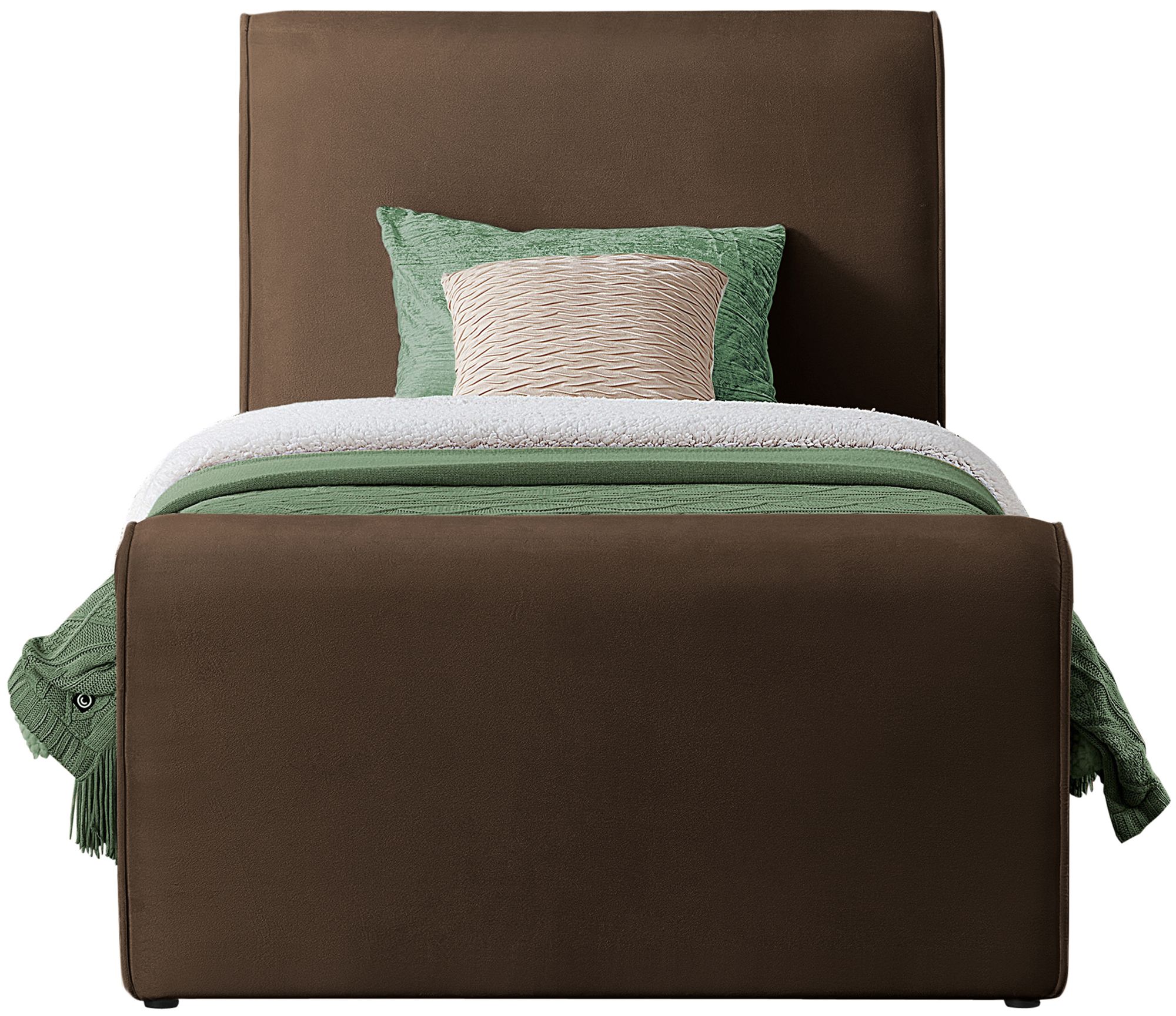 Sloan Velvet Twin Size Bed