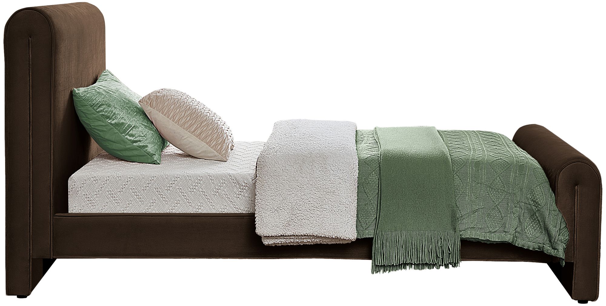 Sloan Velvet Twin Size Bed