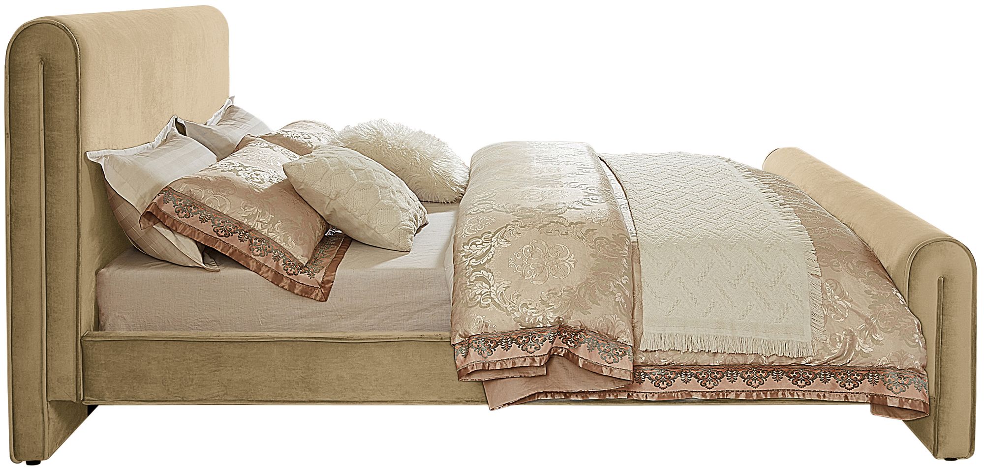 Sloan Velvet Full Size Bed