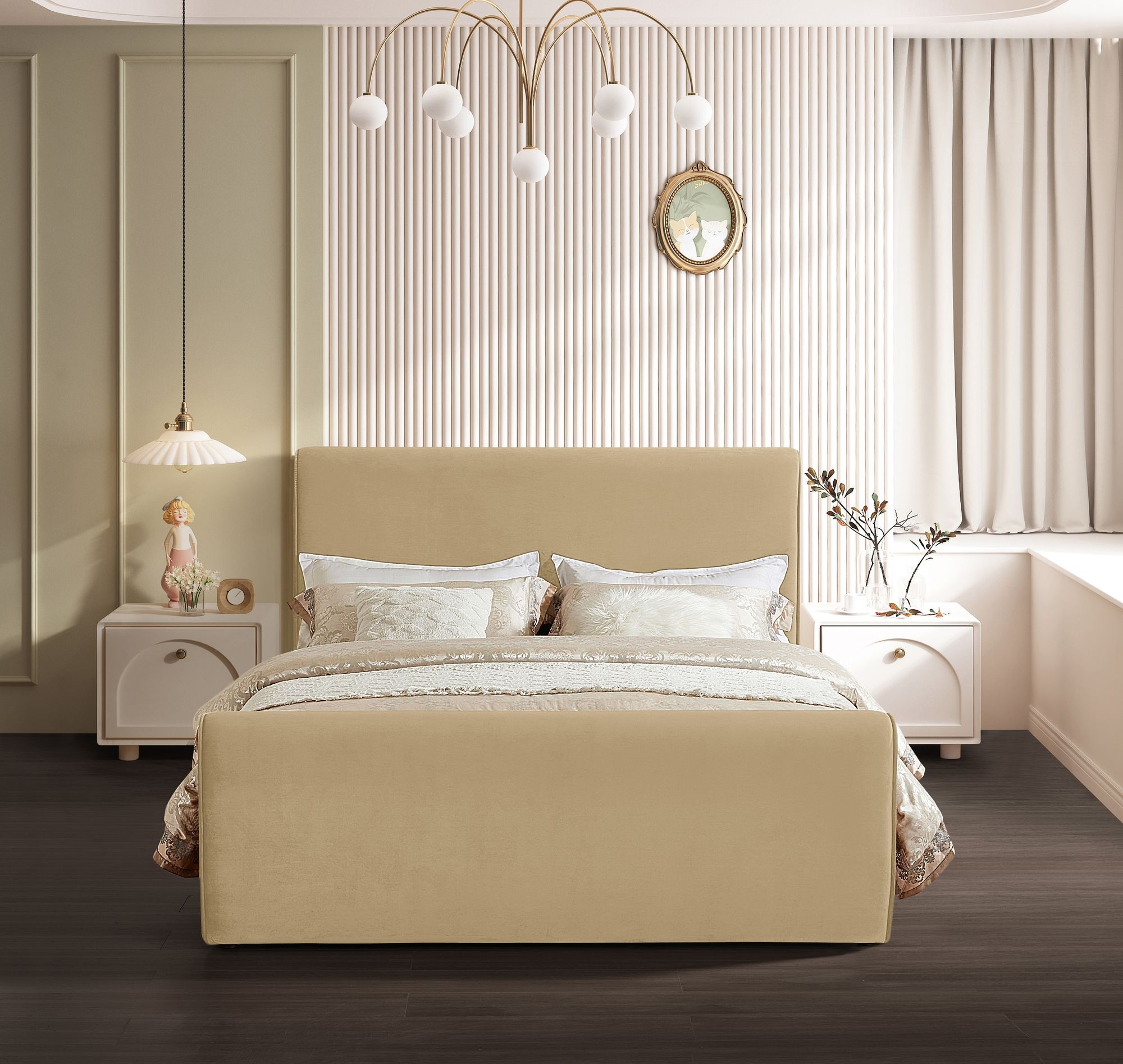 Sloan Velvet Bed