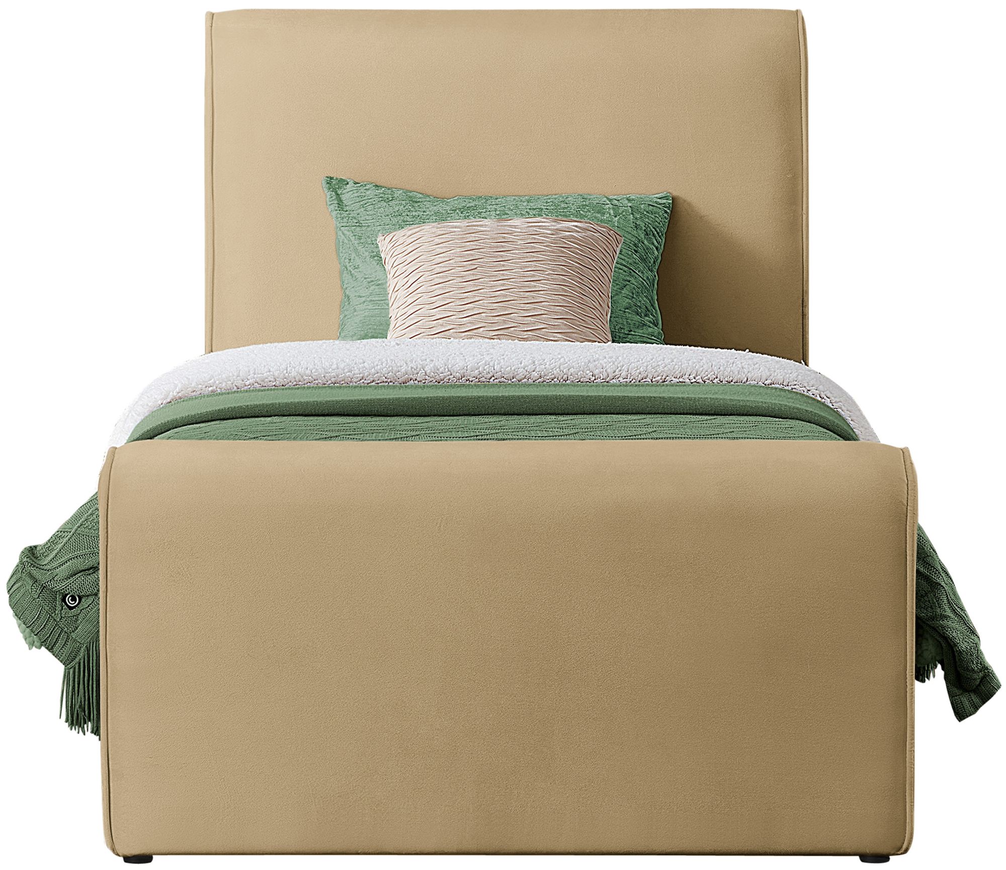 Sloan Velvet Twin Size Bed