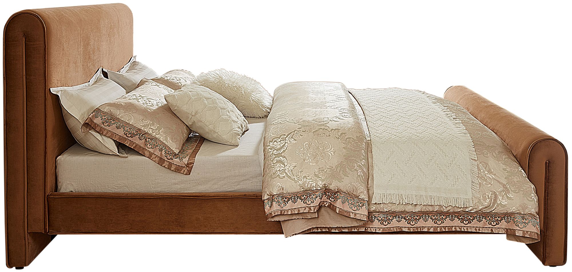 Sloan Velvet Full Size Bed