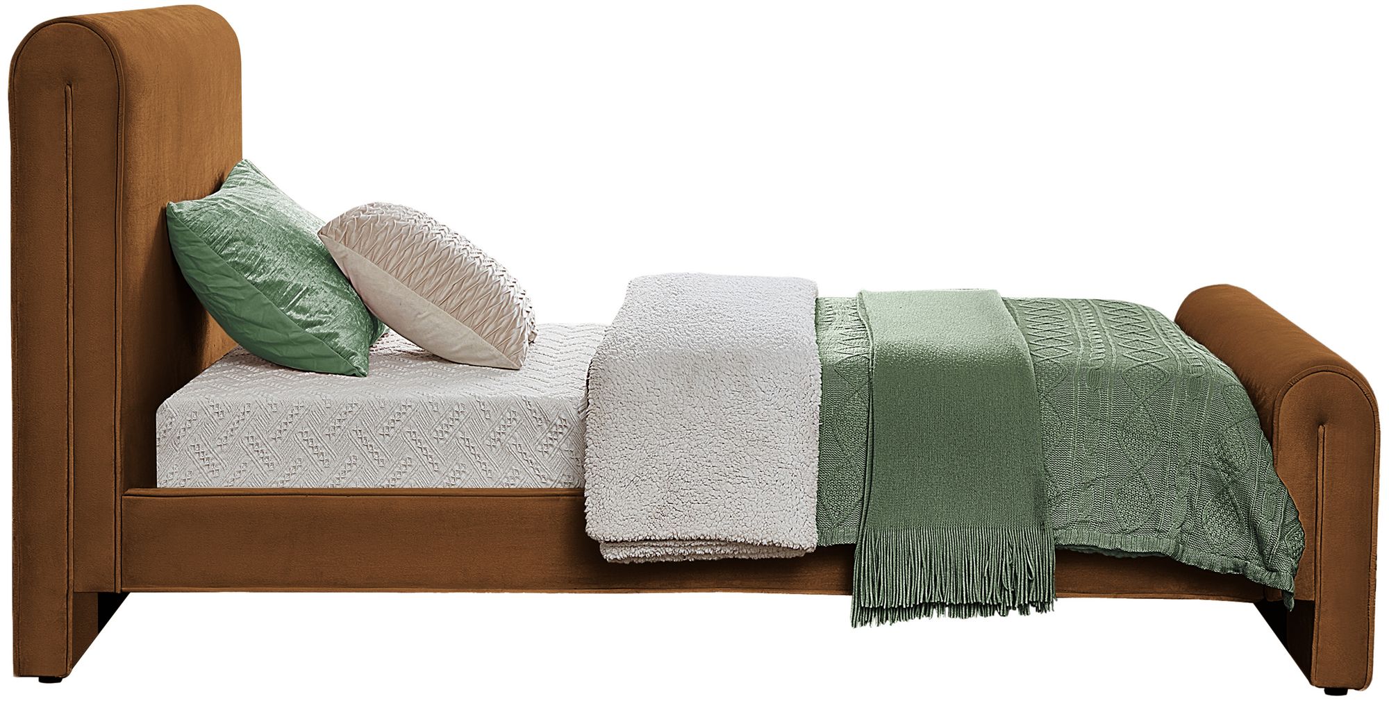 Sloan Velvet Twin Size Bed