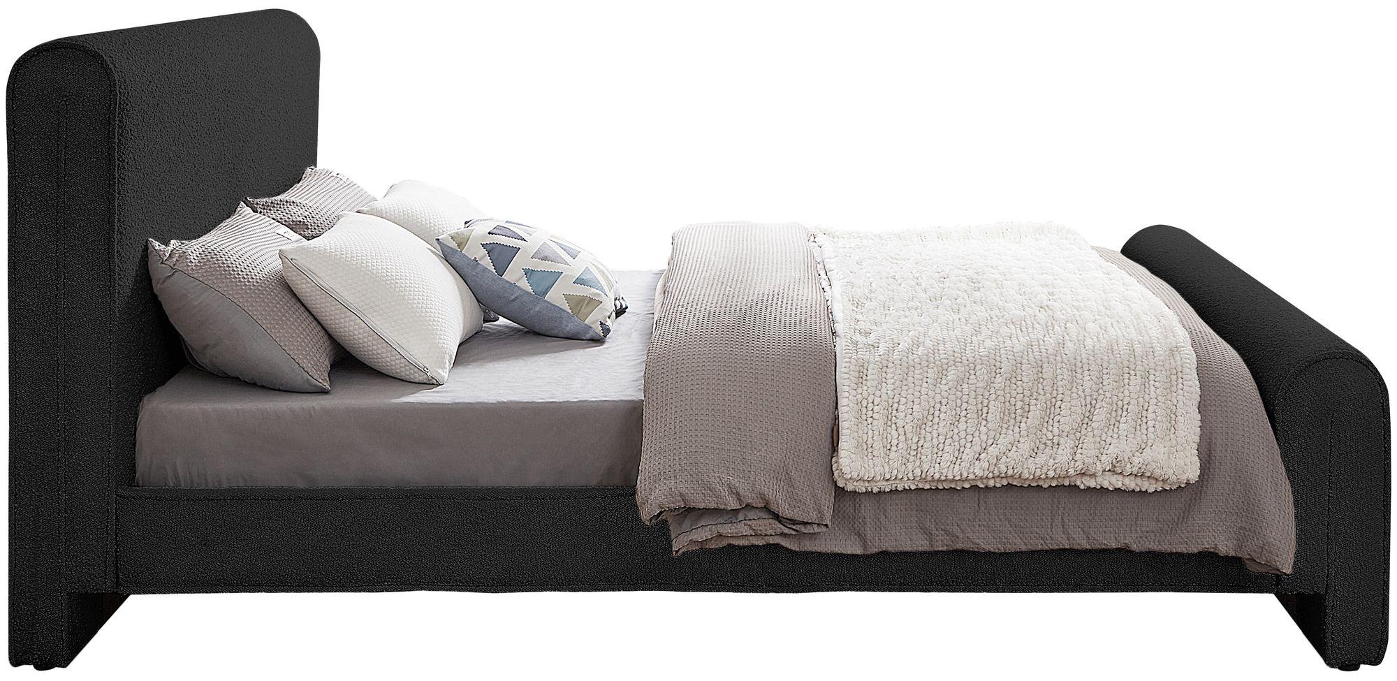 Stylus Boucle Fabric Bed