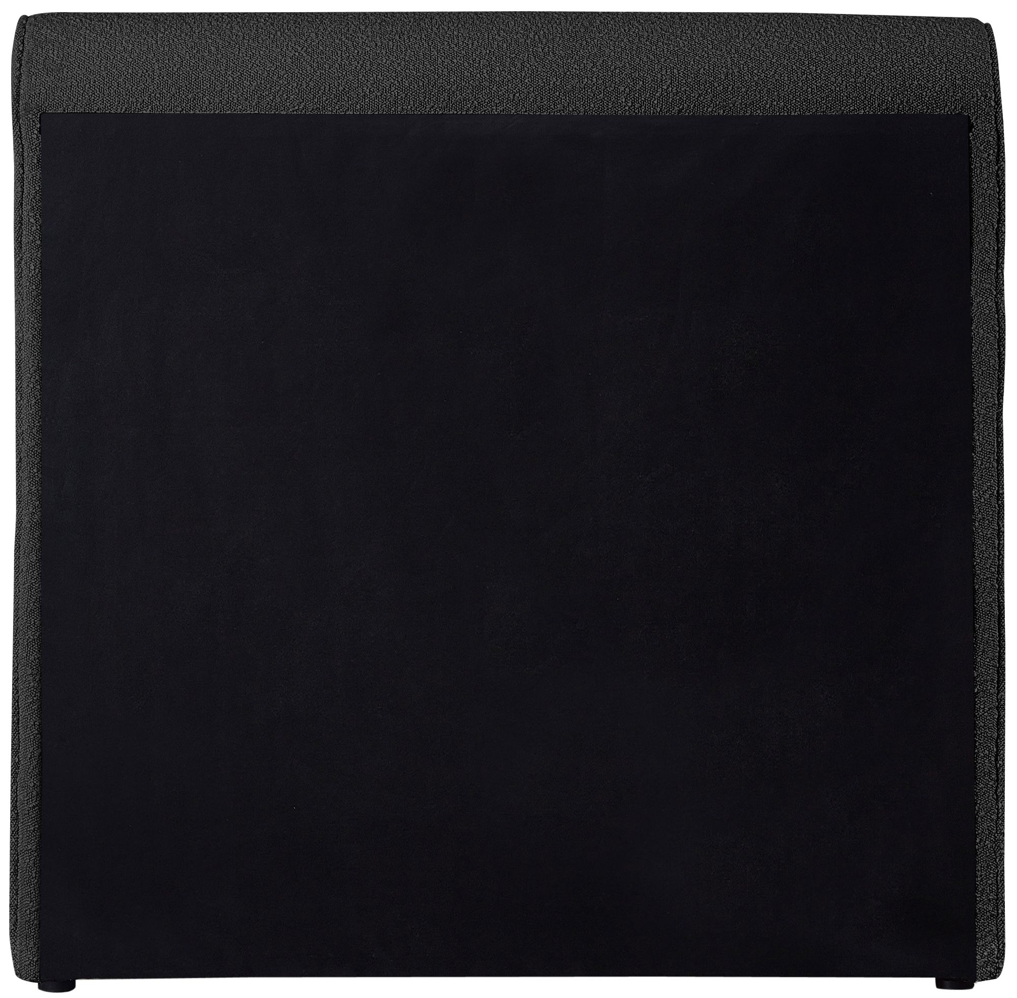 Stylus Boucle Fabric Twin Size Bed
