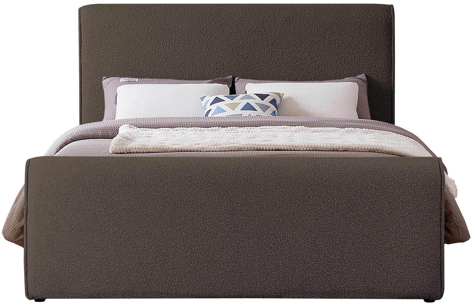 Stylus Boucle Fabric Bed