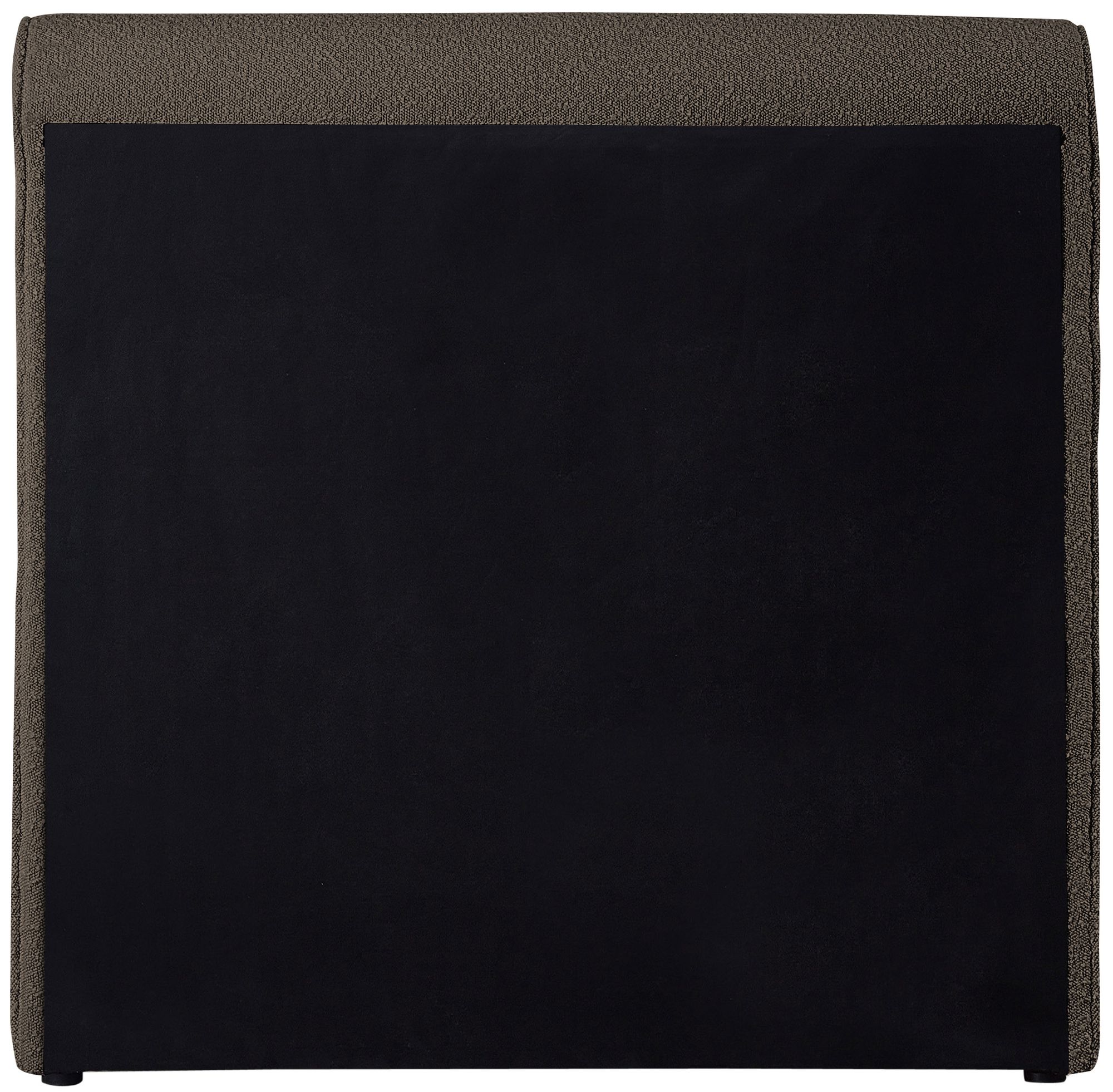 Stylus Boucle Fabric Twin Size Bed