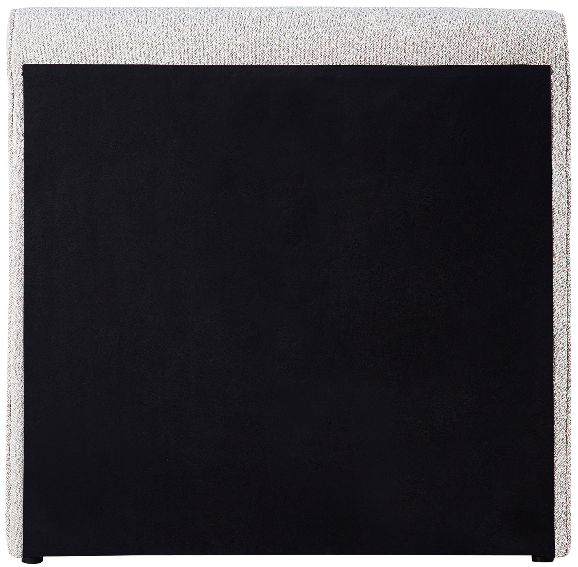 Stylus Boucle Fabric Twin Size Bed