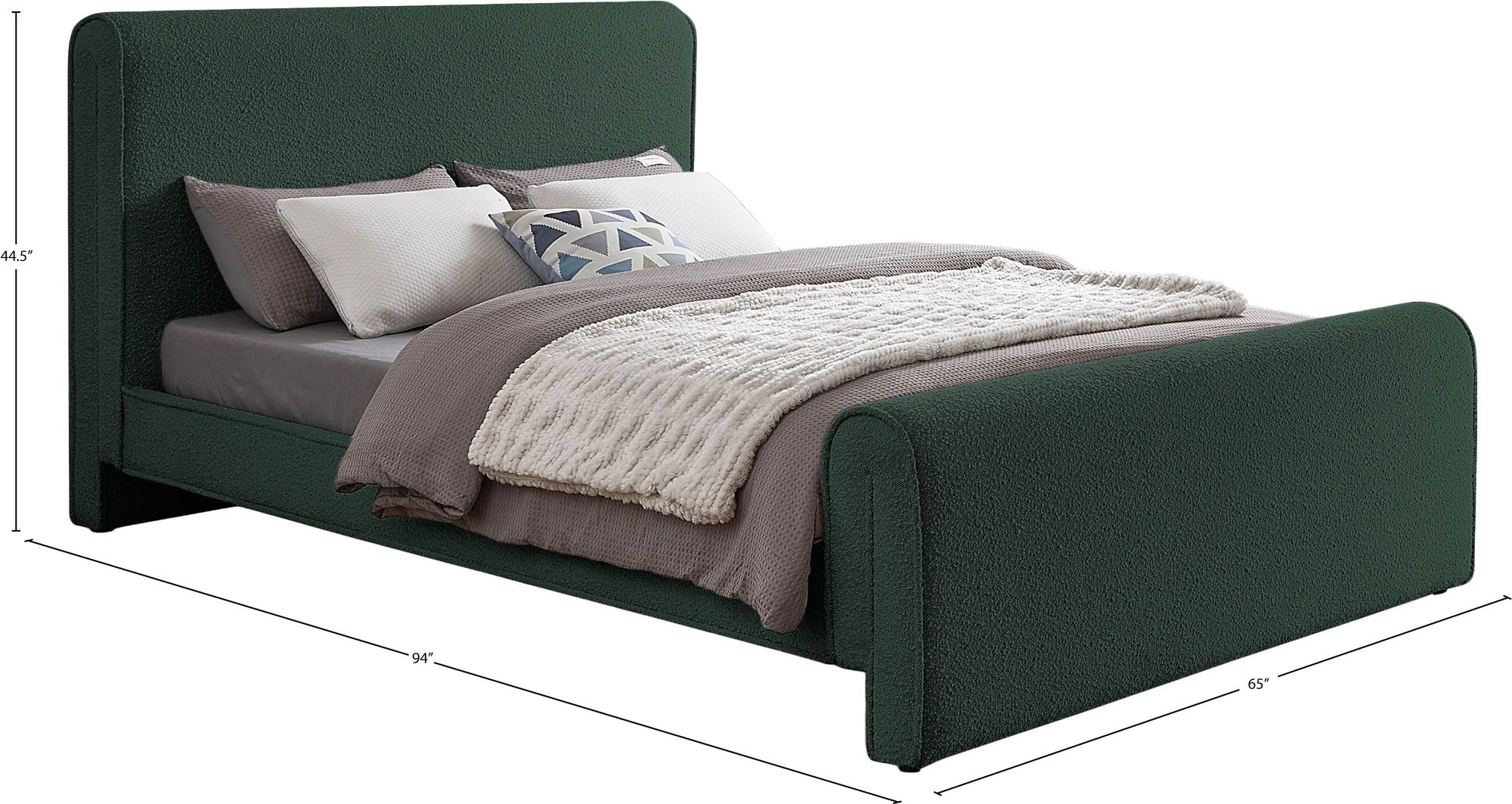 Stylus Boucle Fabric Bed