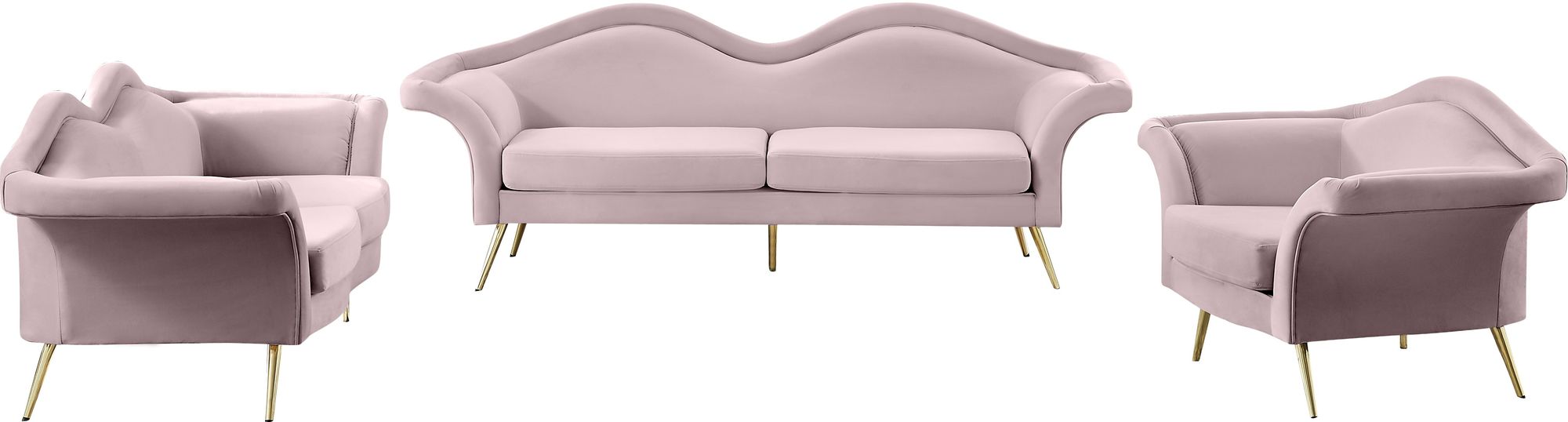 Lips Velvet Sofa