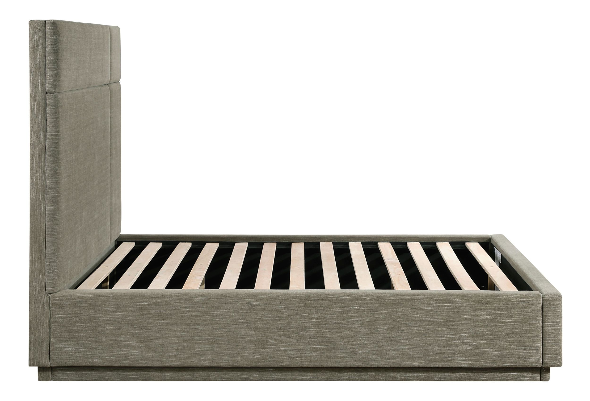 Paola Polyester Queen Platform Bed