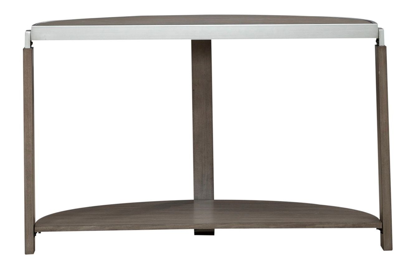 Sutton Round Coffee Table Set | Bleached Sand & Metal