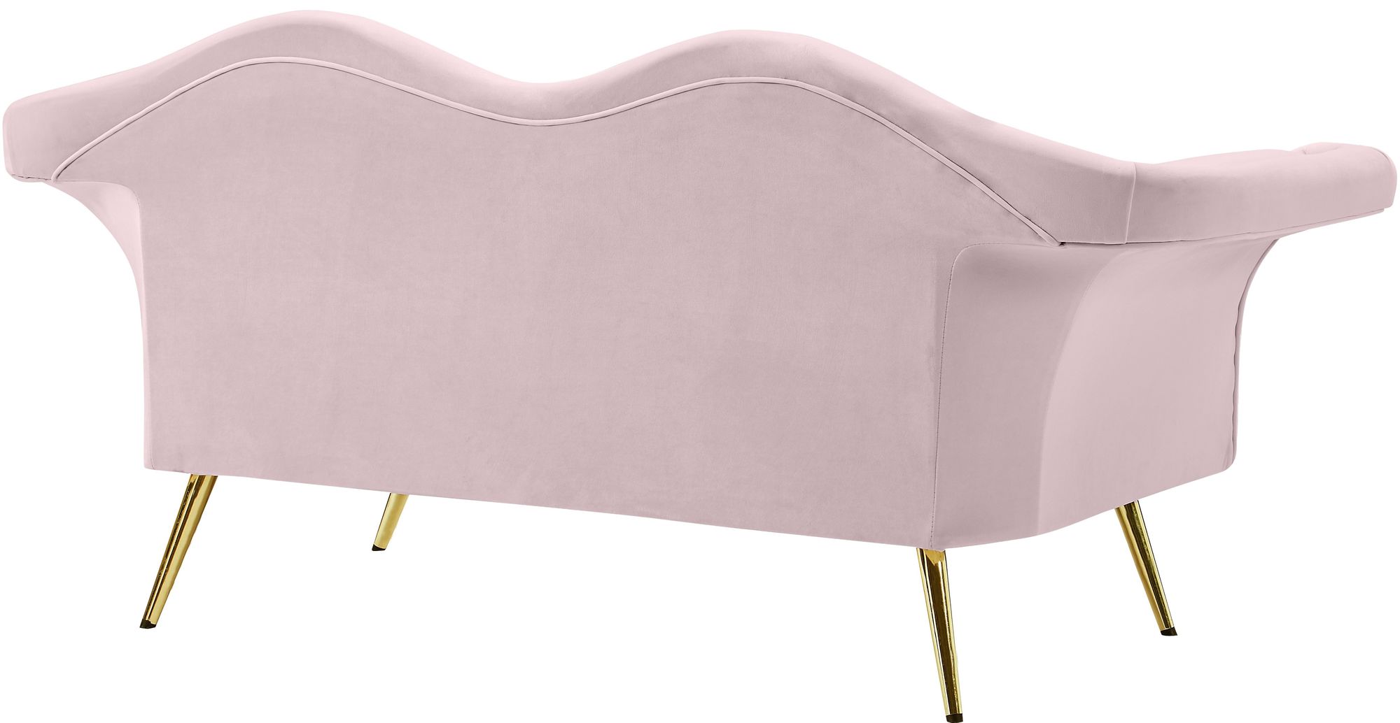 Lips Velvet Loveseat