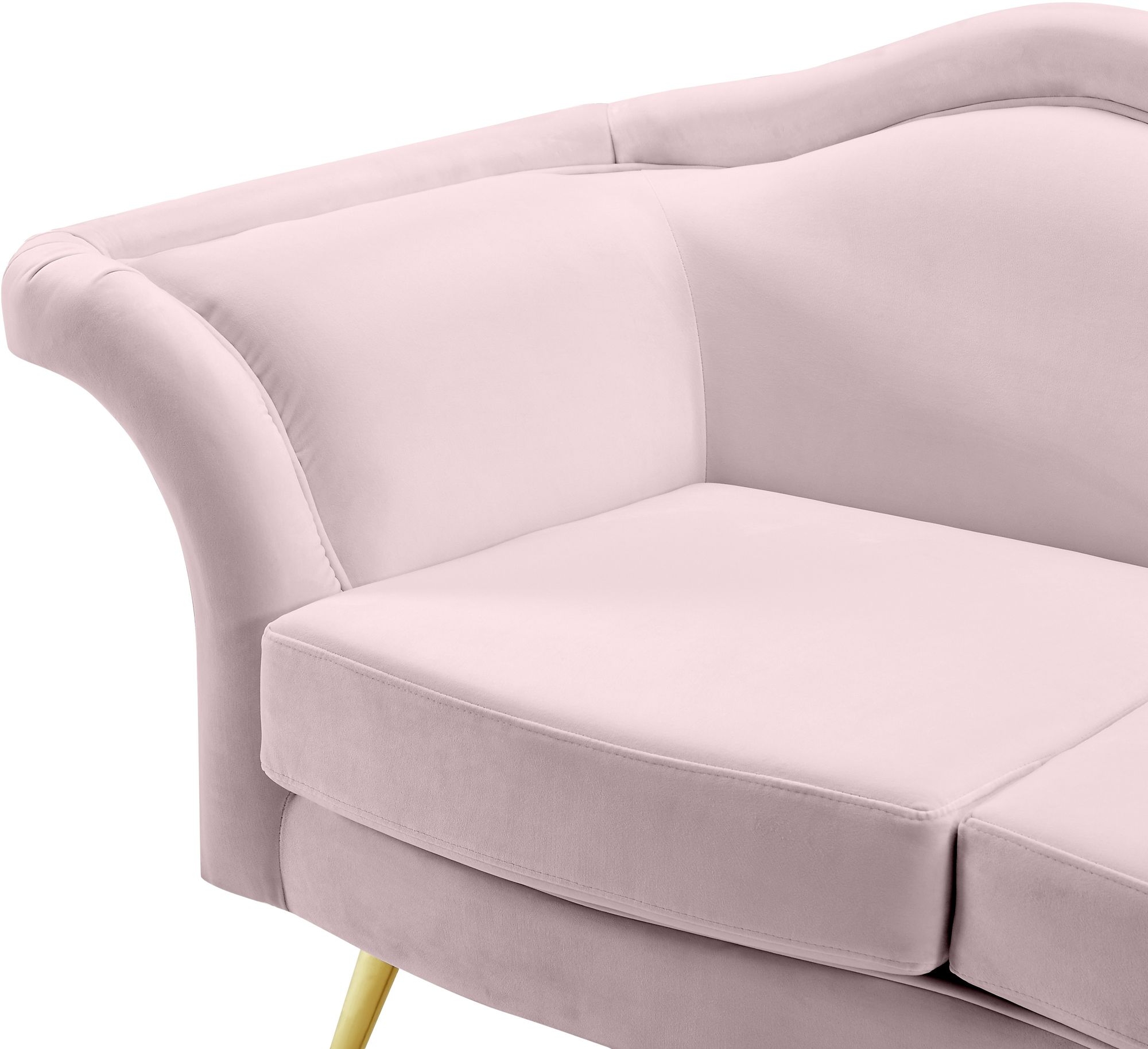 Lips Velvet Loveseat