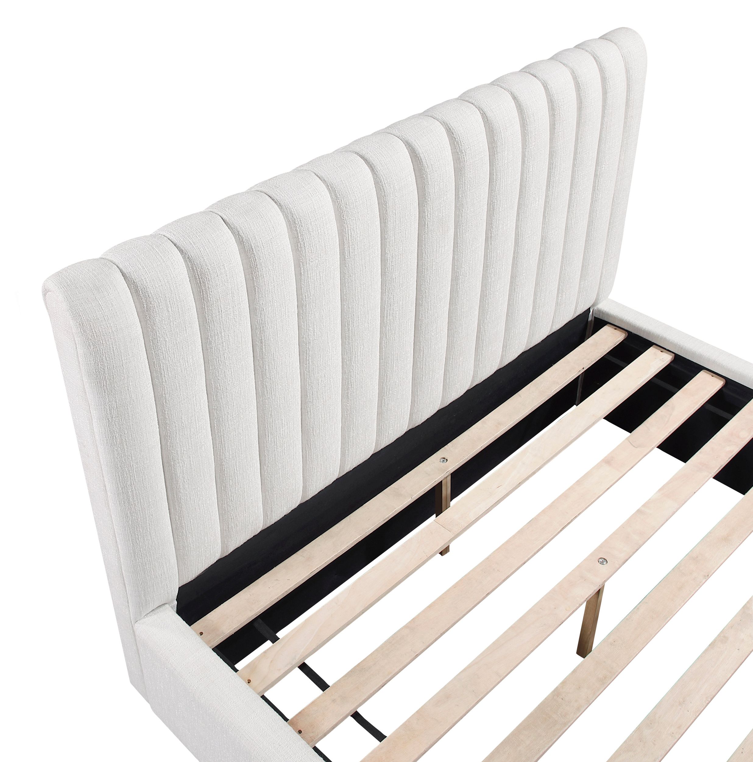 Mulvane Polyester Queen Platform Bed