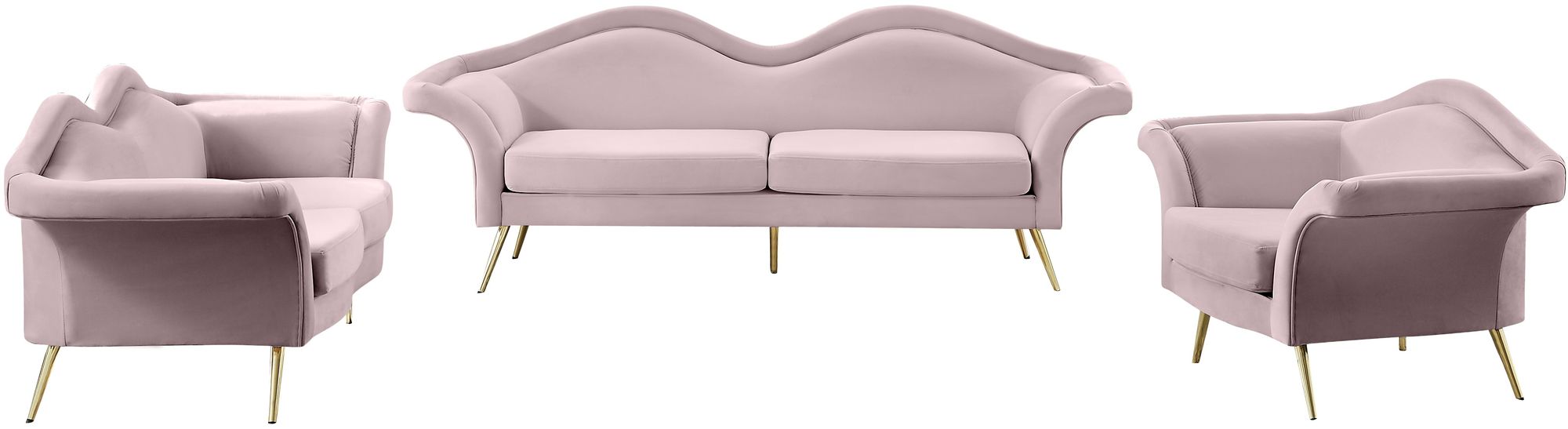 Lips Velvet Chair
