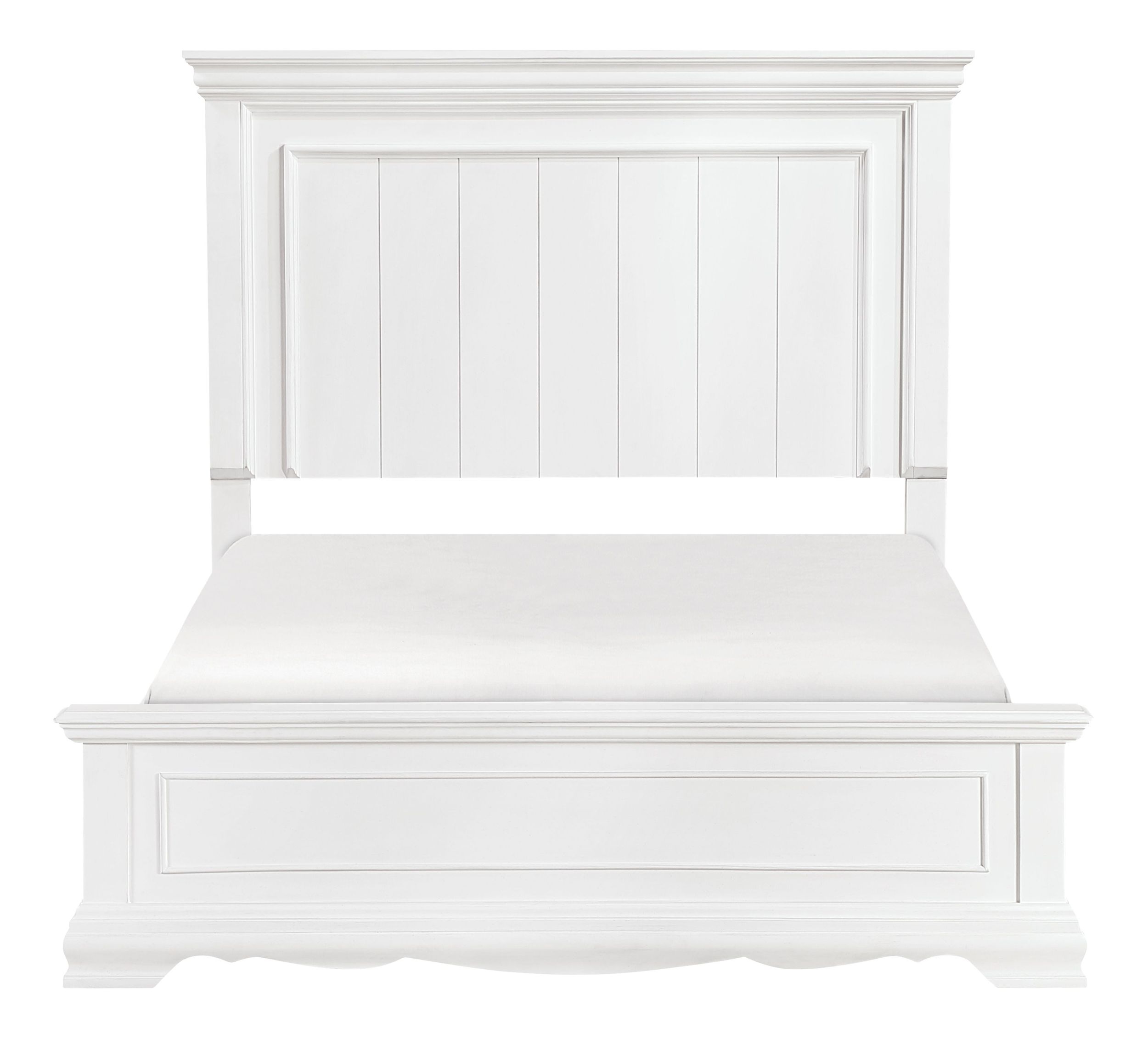 York Wood Queen Panel Bed