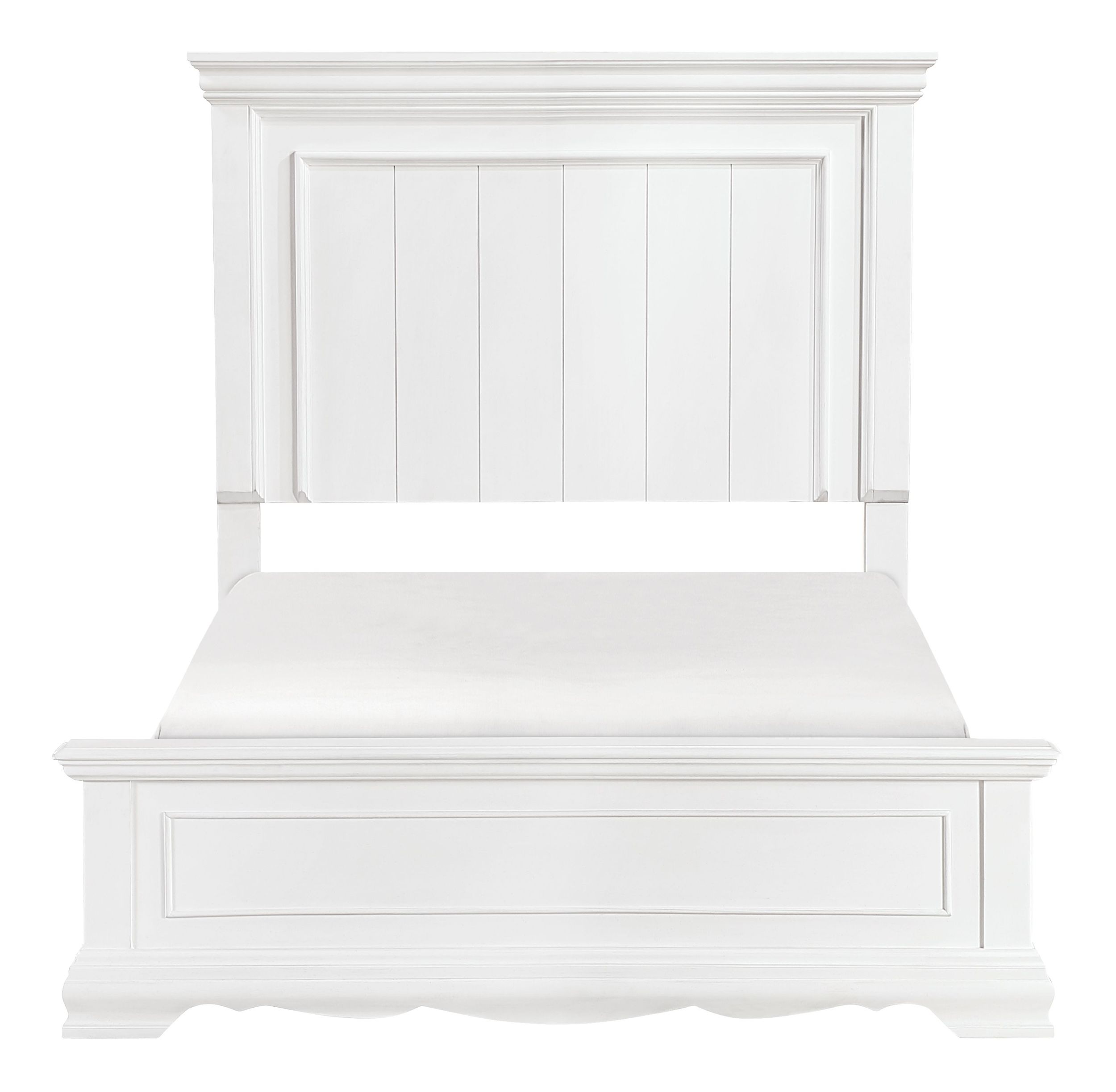 York Wood Full Panel Bed