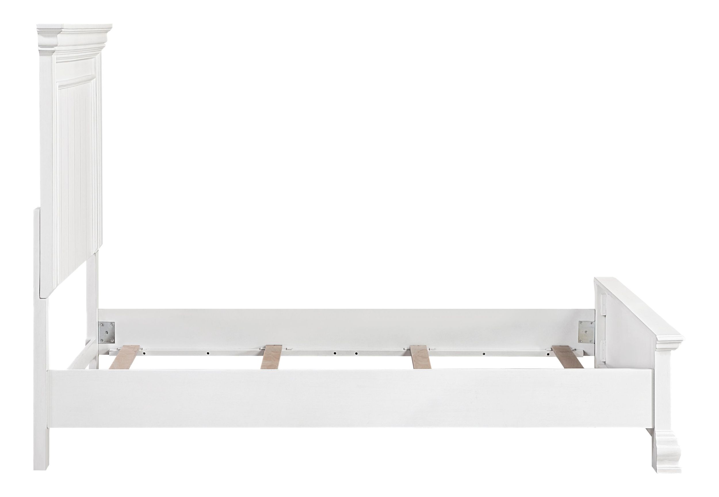 York Wood Full Panel Bed