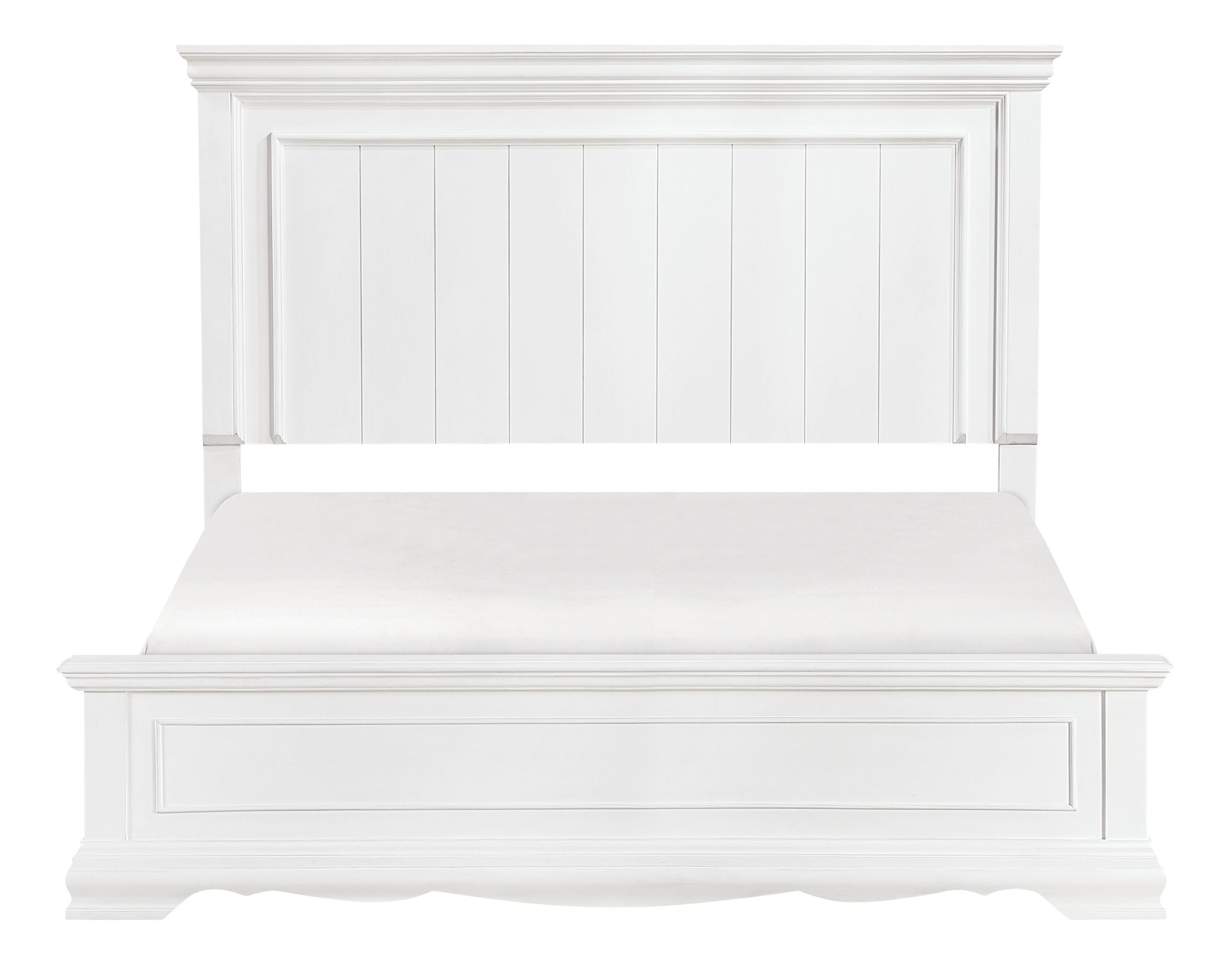 York Wood California King Panel Bed