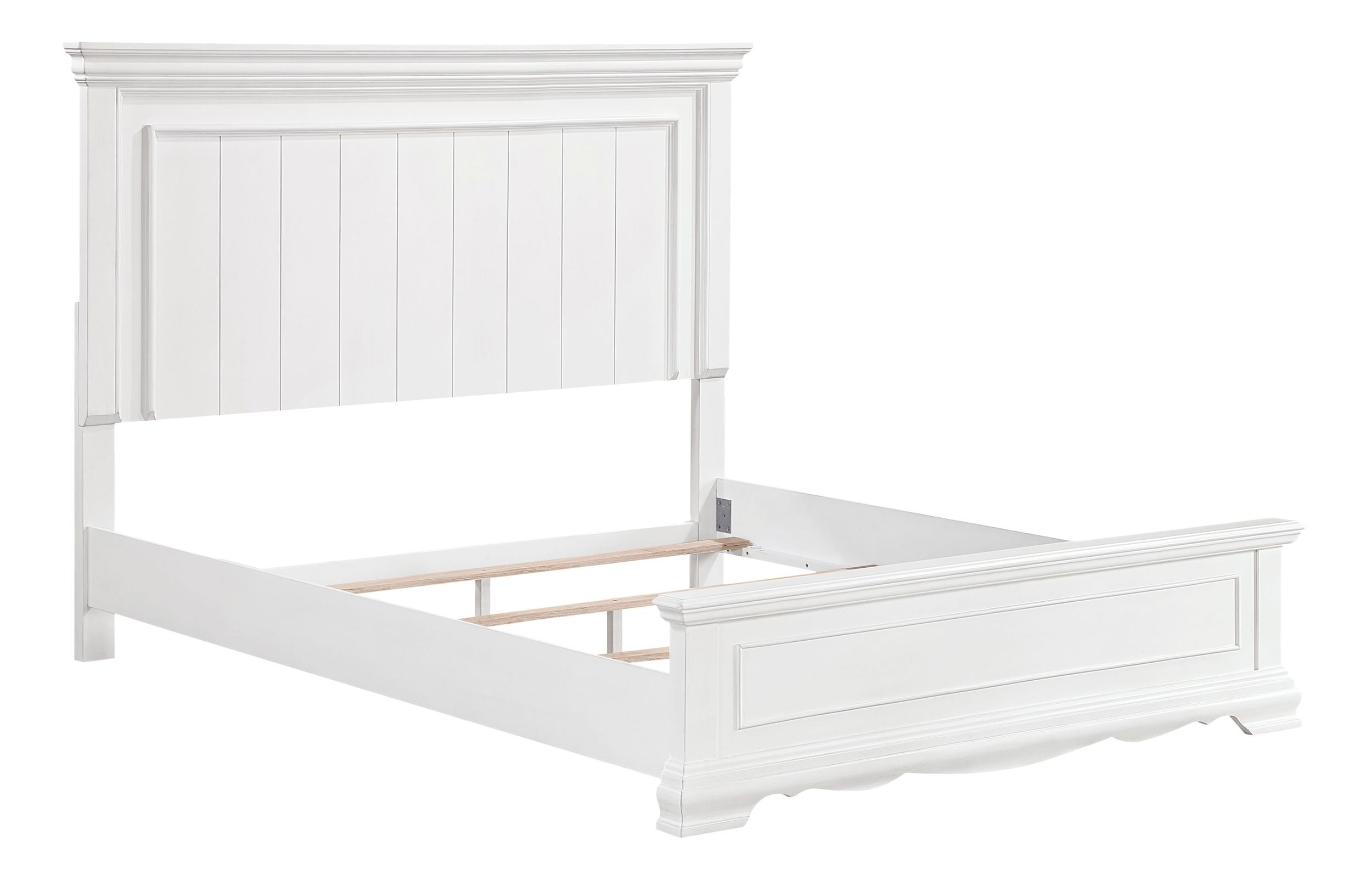 York Wood California King Panel Bed