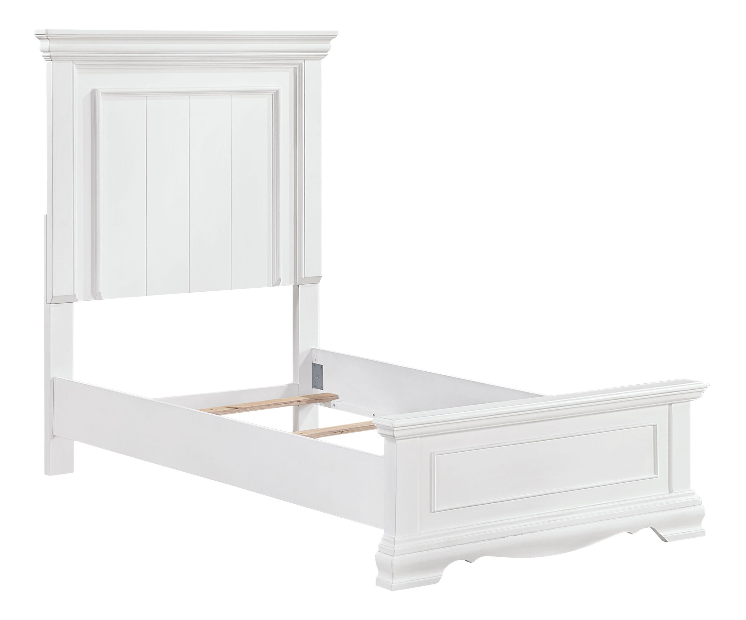 York Wood Panel Bed