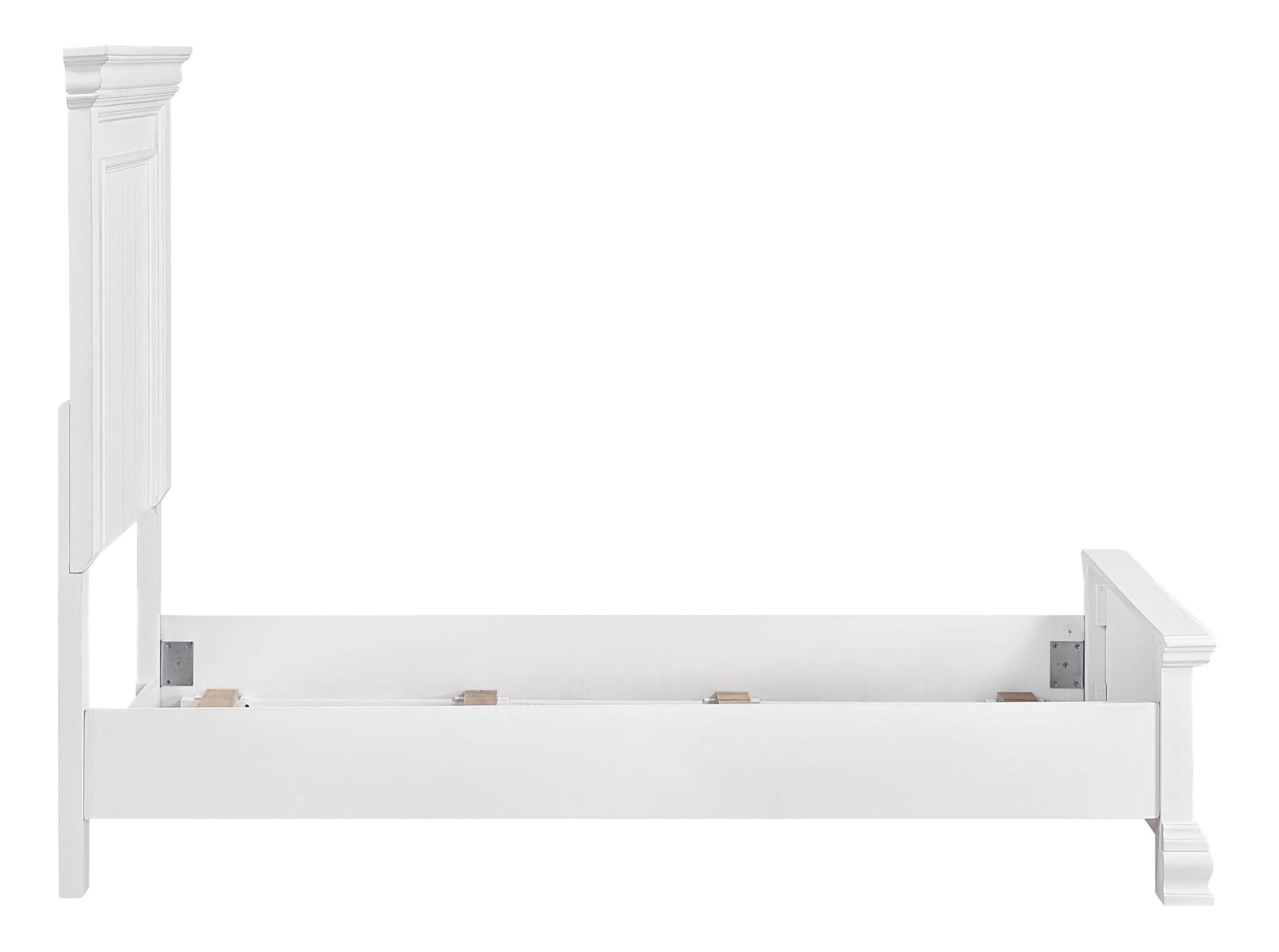 York Wood Panel Bed
