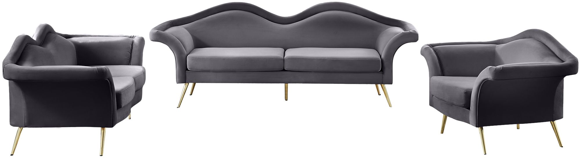 Lips Velvet Sofa