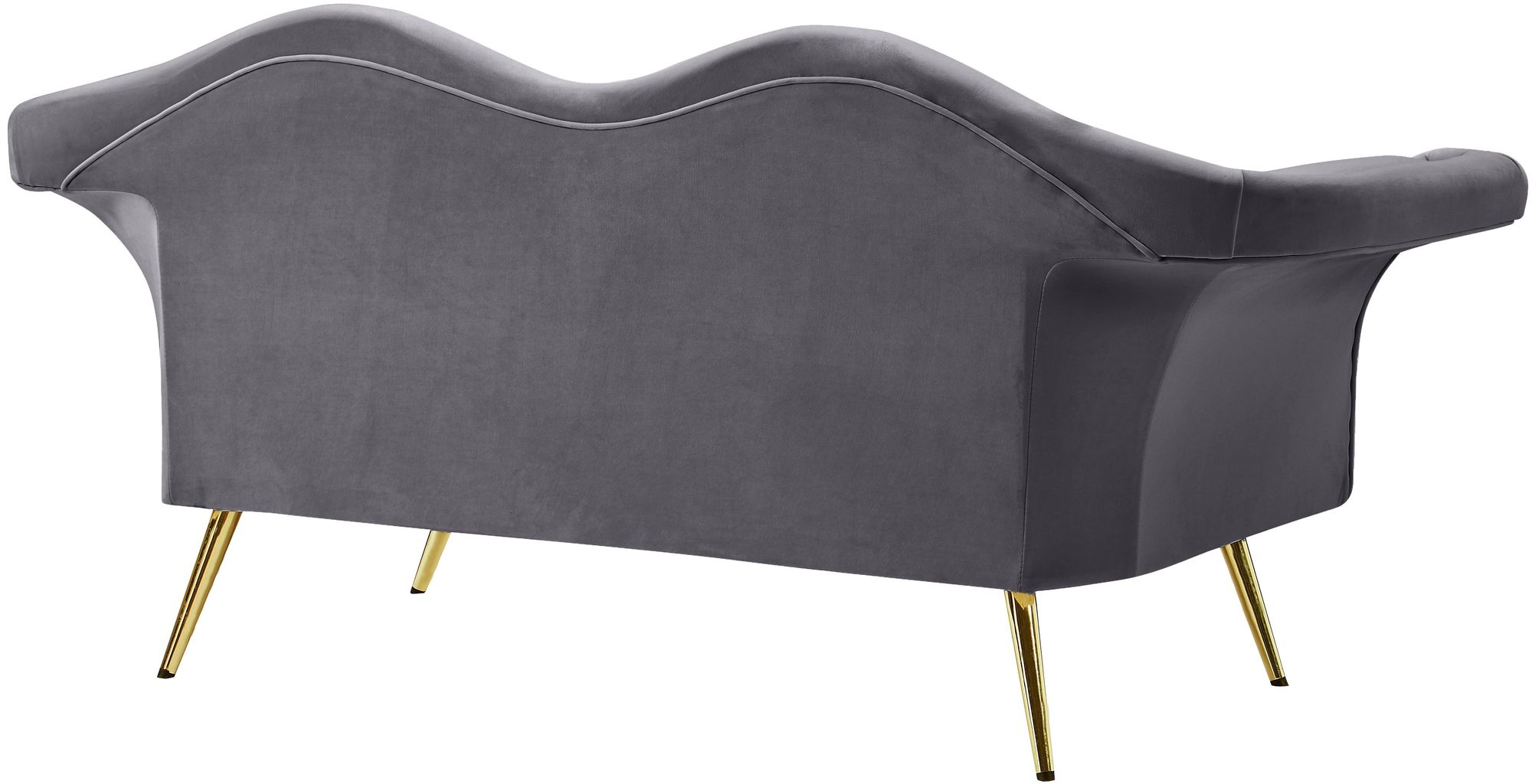 Lips Velvet Loveseat