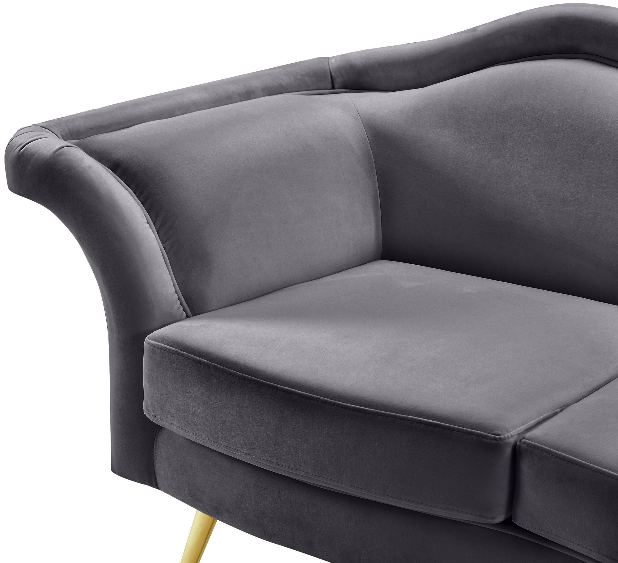Lips Velvet Loveseat