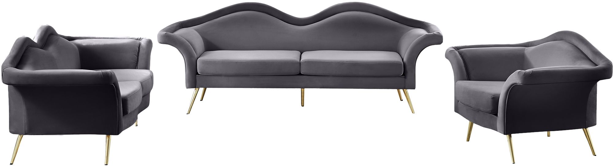 Lips Velvet Chair