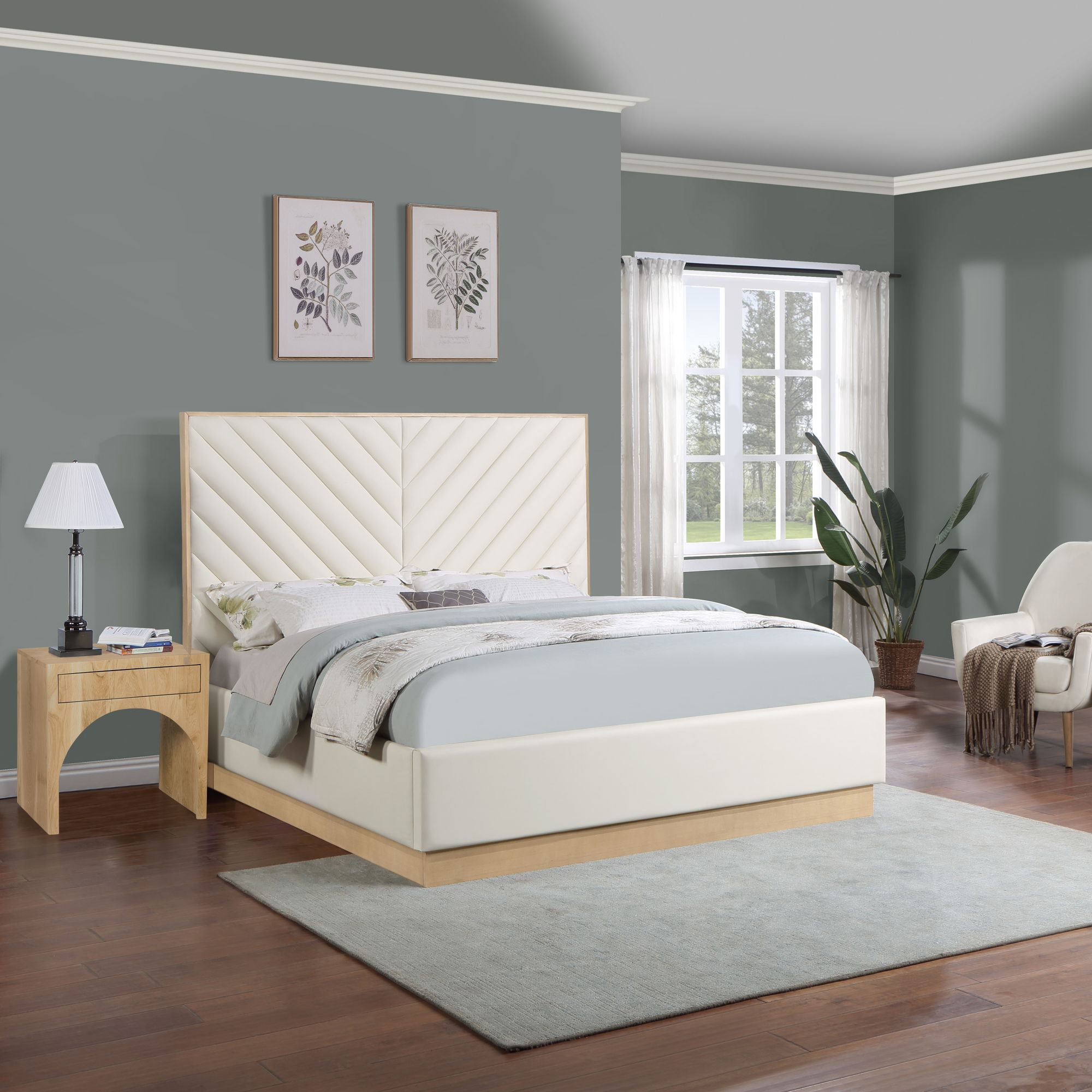 Casa Faux Leather King Size Bed