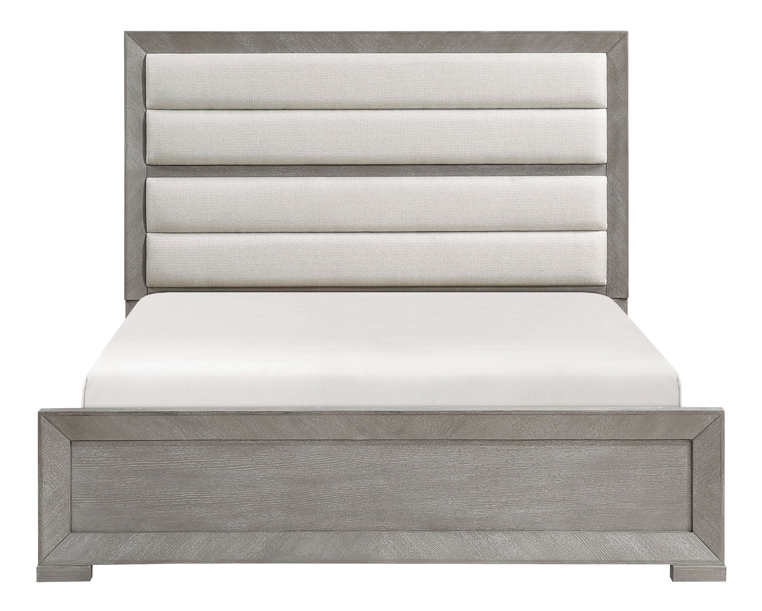 Owen Fabric/Wood Panel Bed