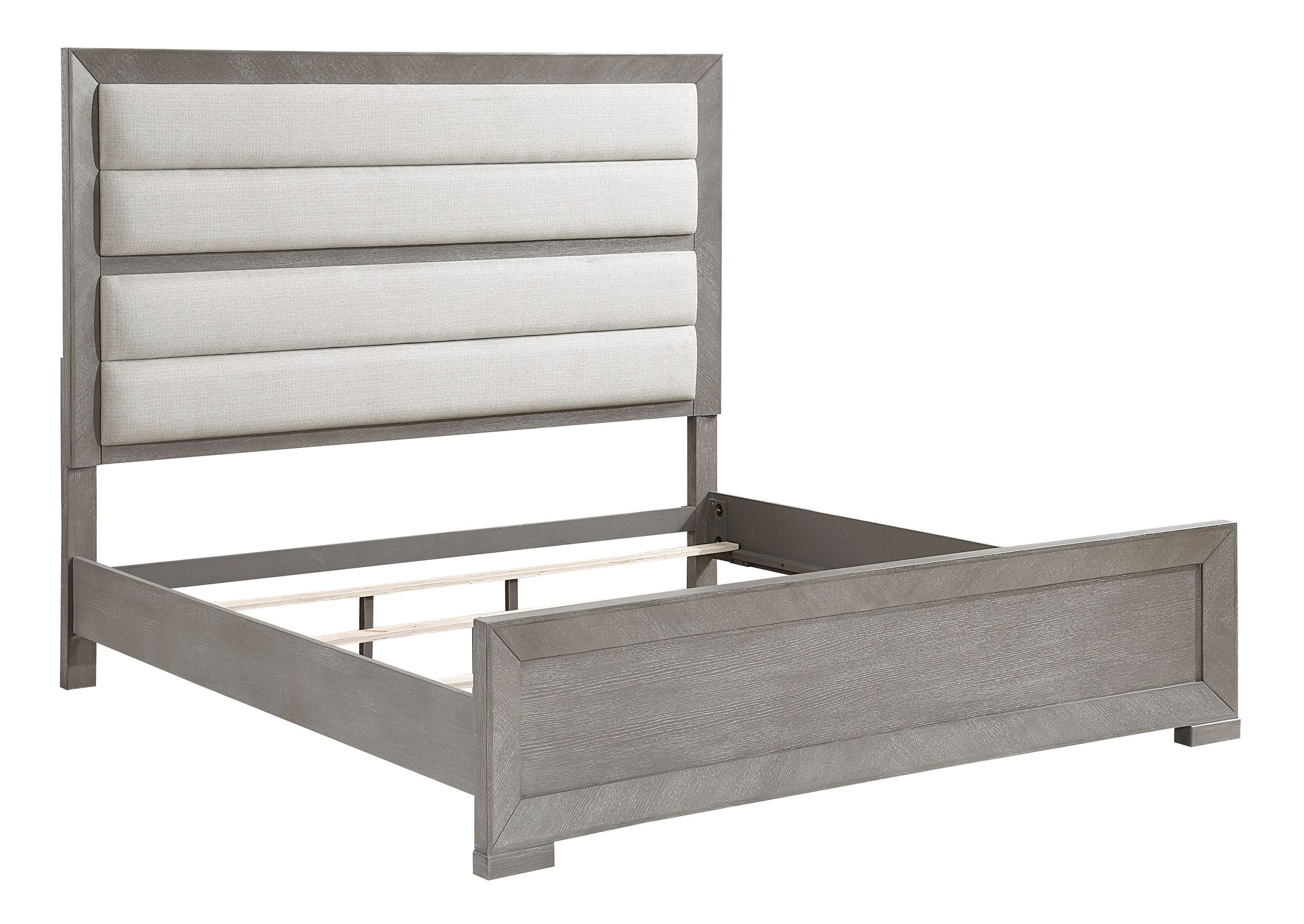 Owen Fabric/Wood Panel Bed