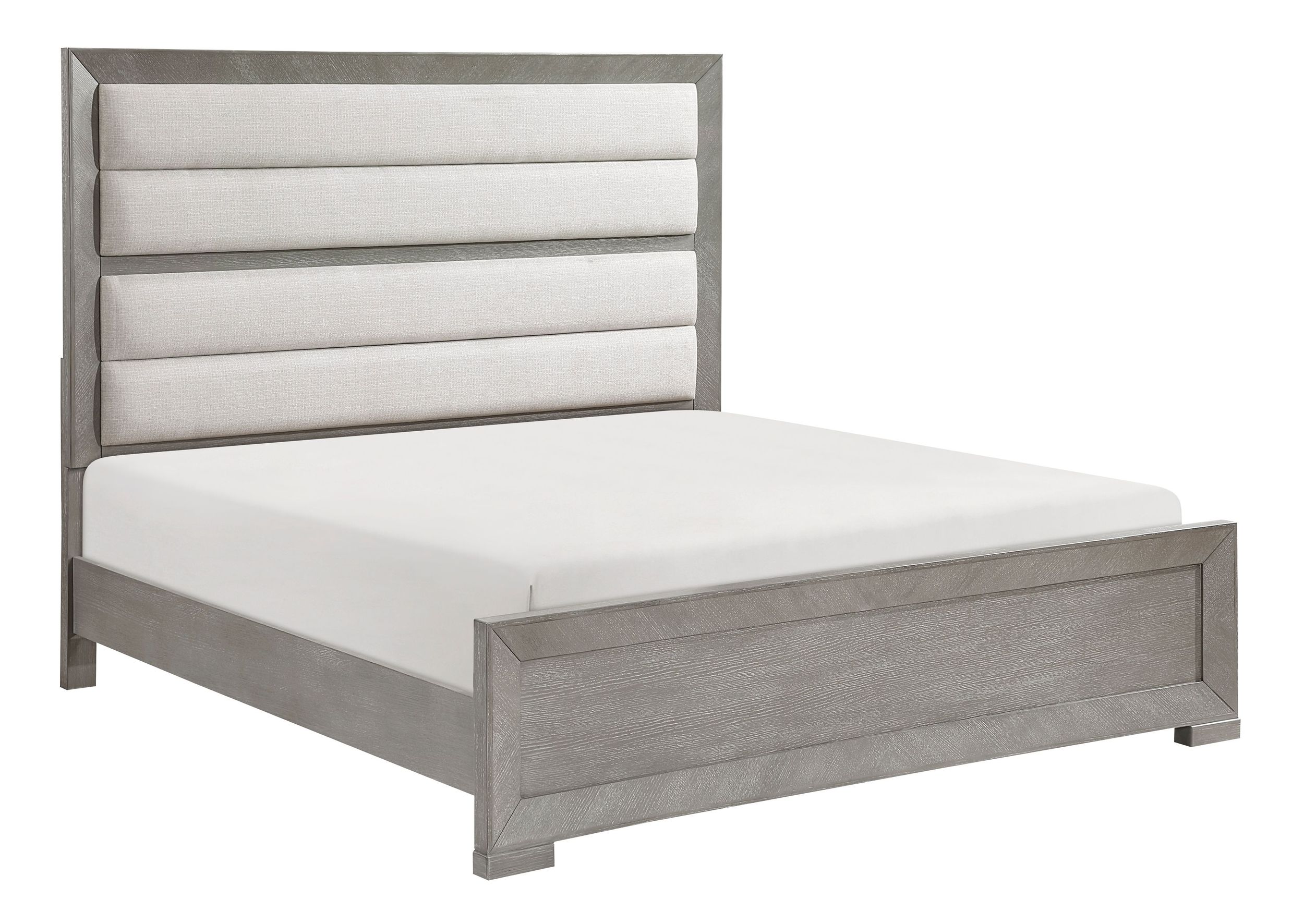Owen Fabric/Wood Panel Bedroom Set
