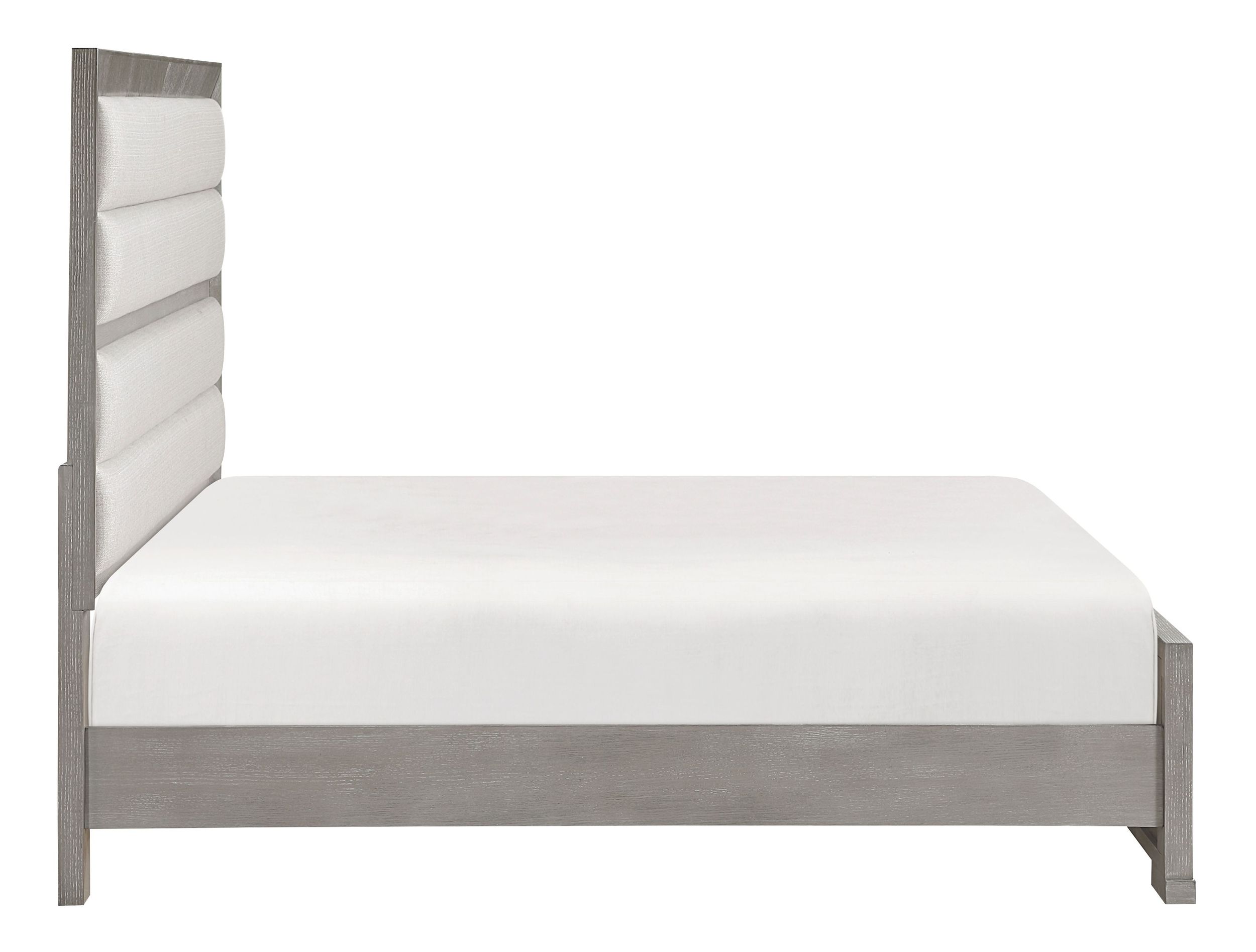 Owen Fabric/Wood California King Panel Bed