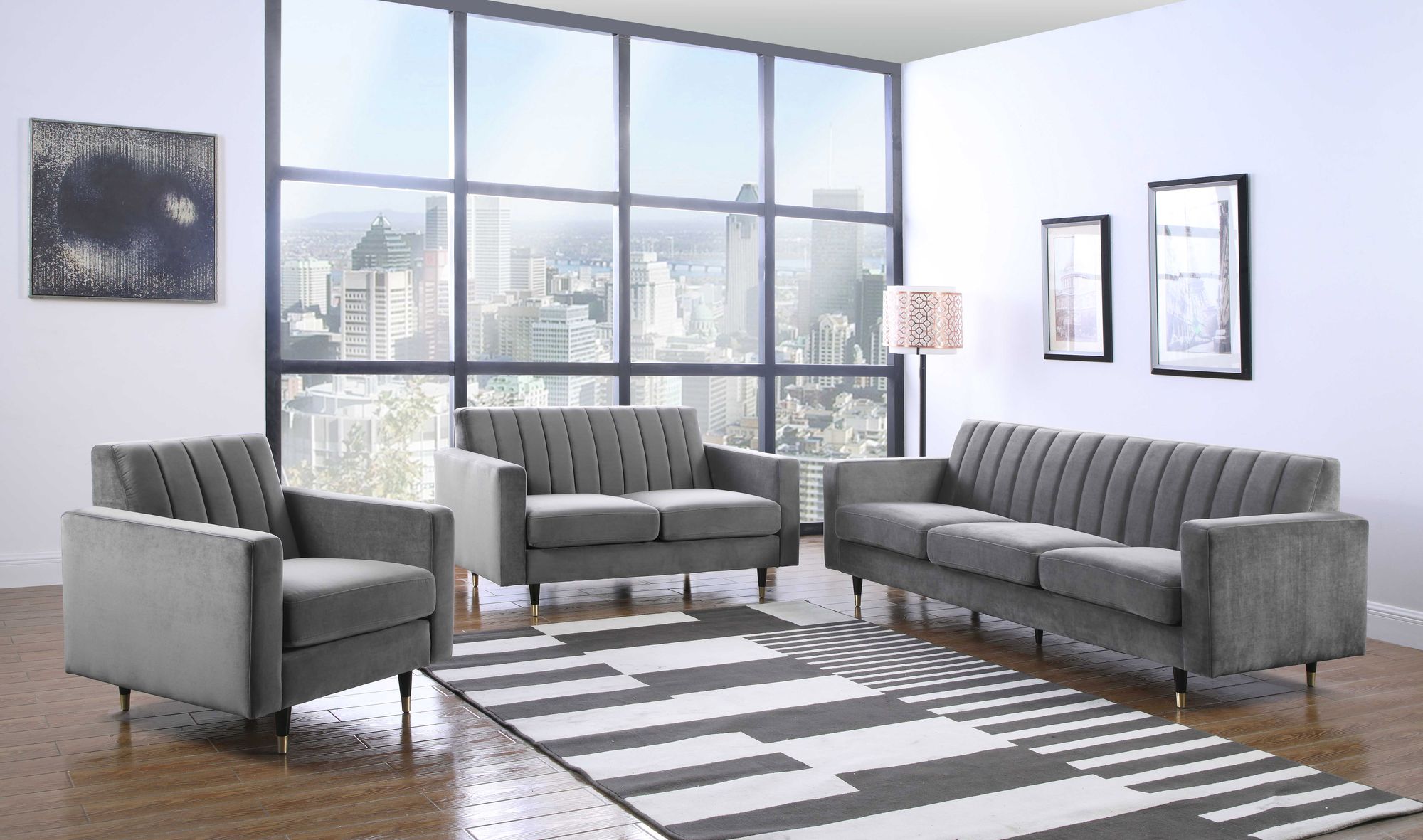 Lola Velvet Sofa
