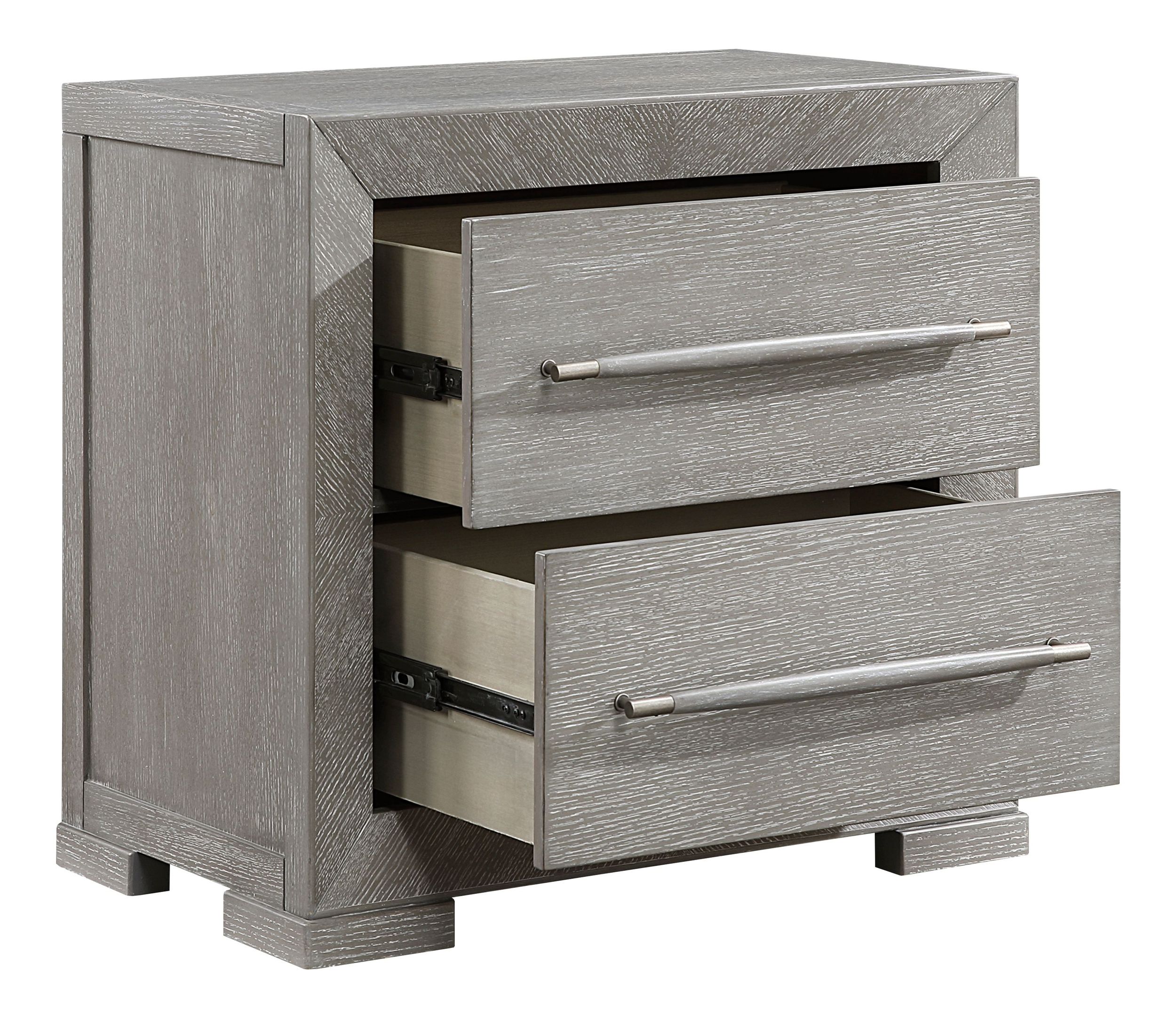 Owen Fabric/Wood Panel Bedroom Set