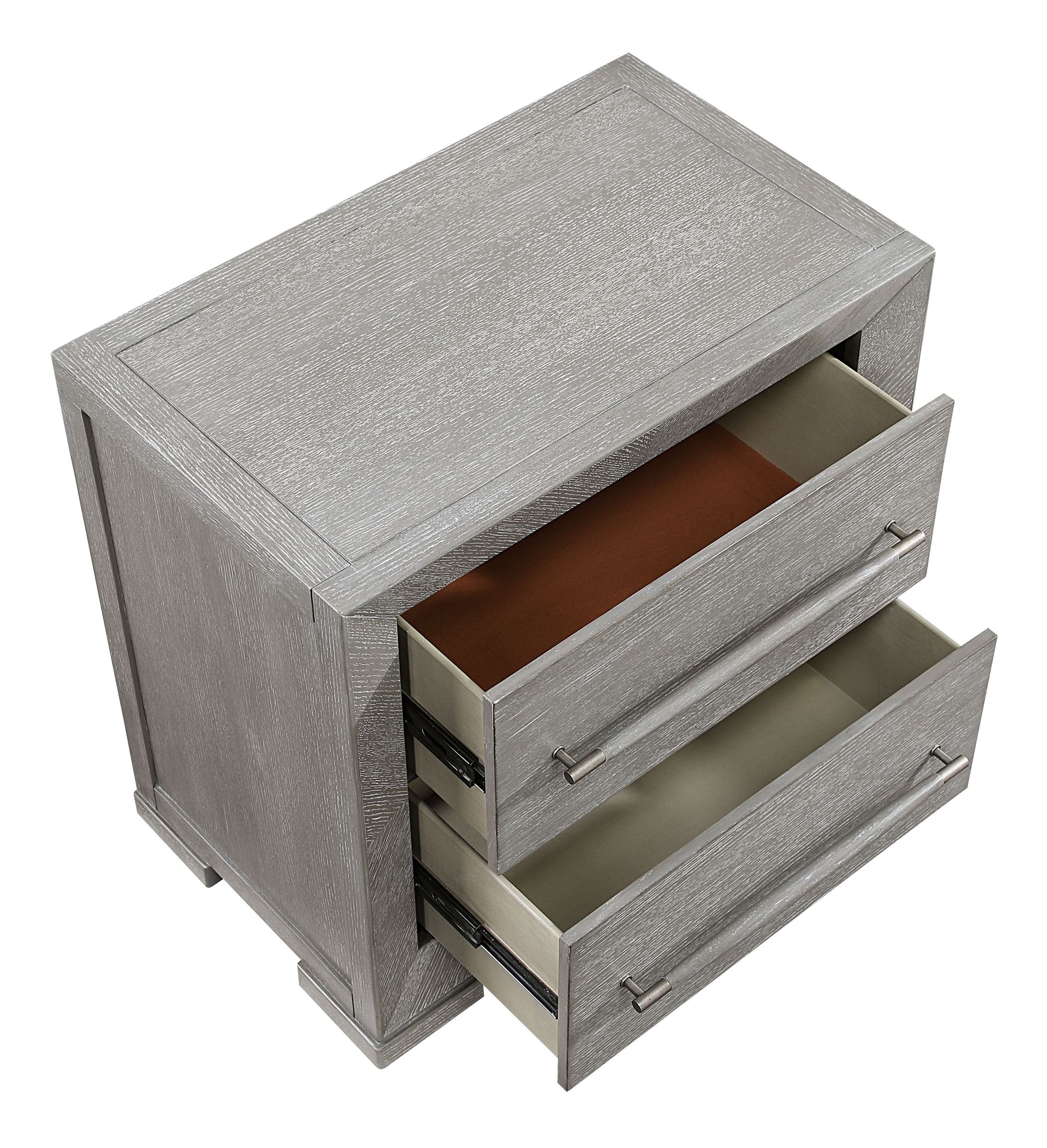 Owen Fabric/Wood Panel Bedroom Set