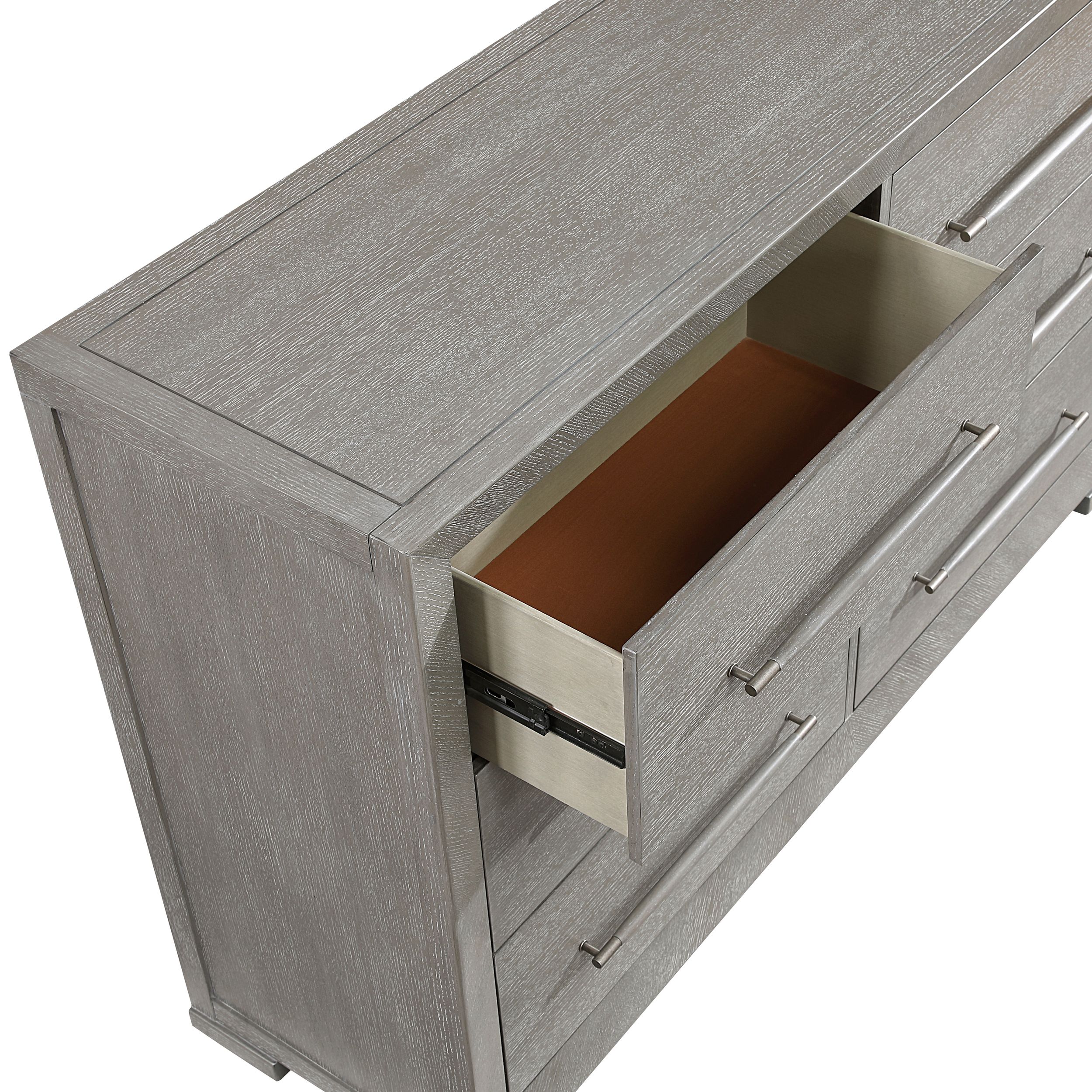 Owen Fabric/Wood Panel Bedroom Set
