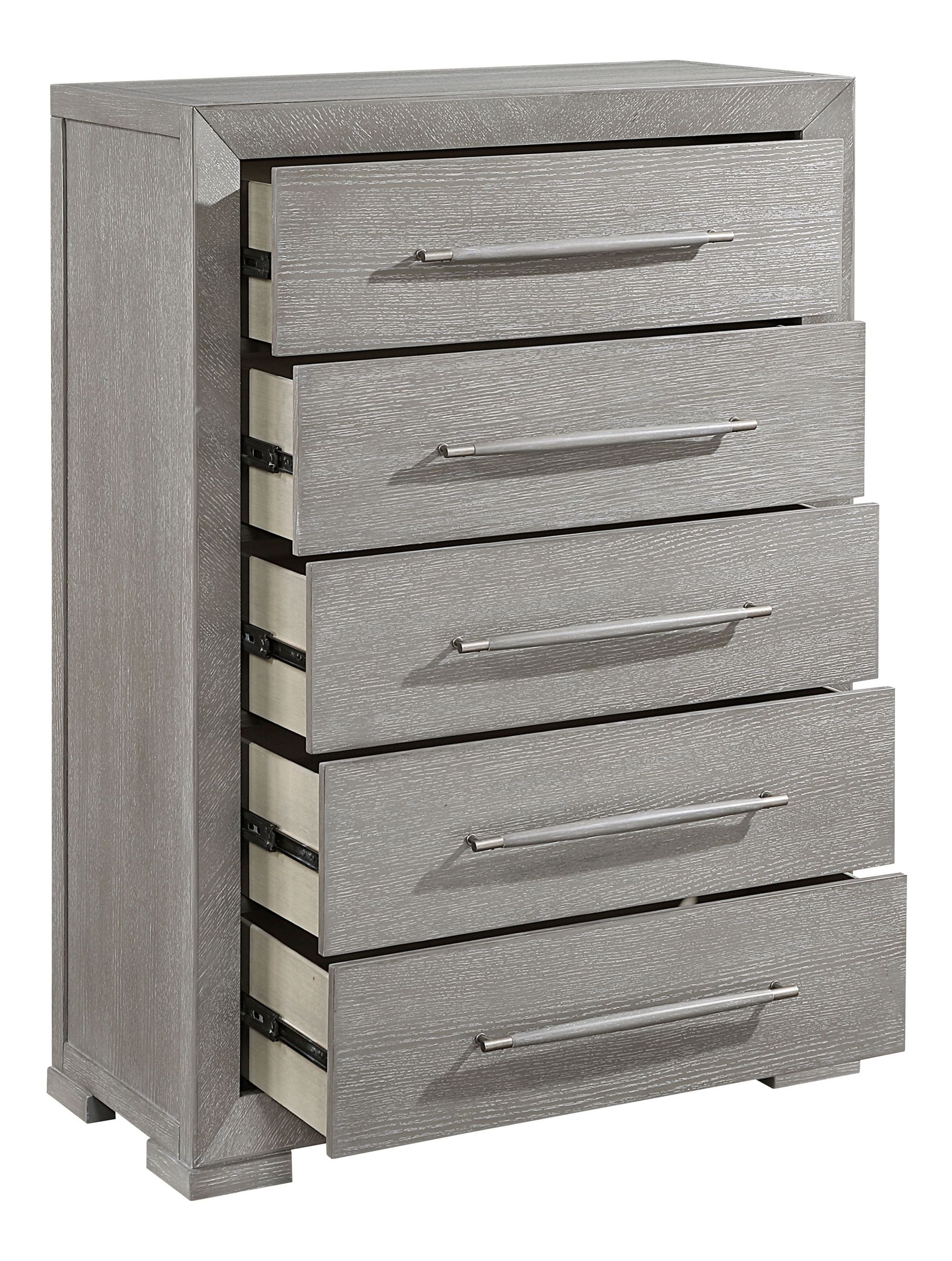 Owen Fabric/Wood Panel Bedroom Set