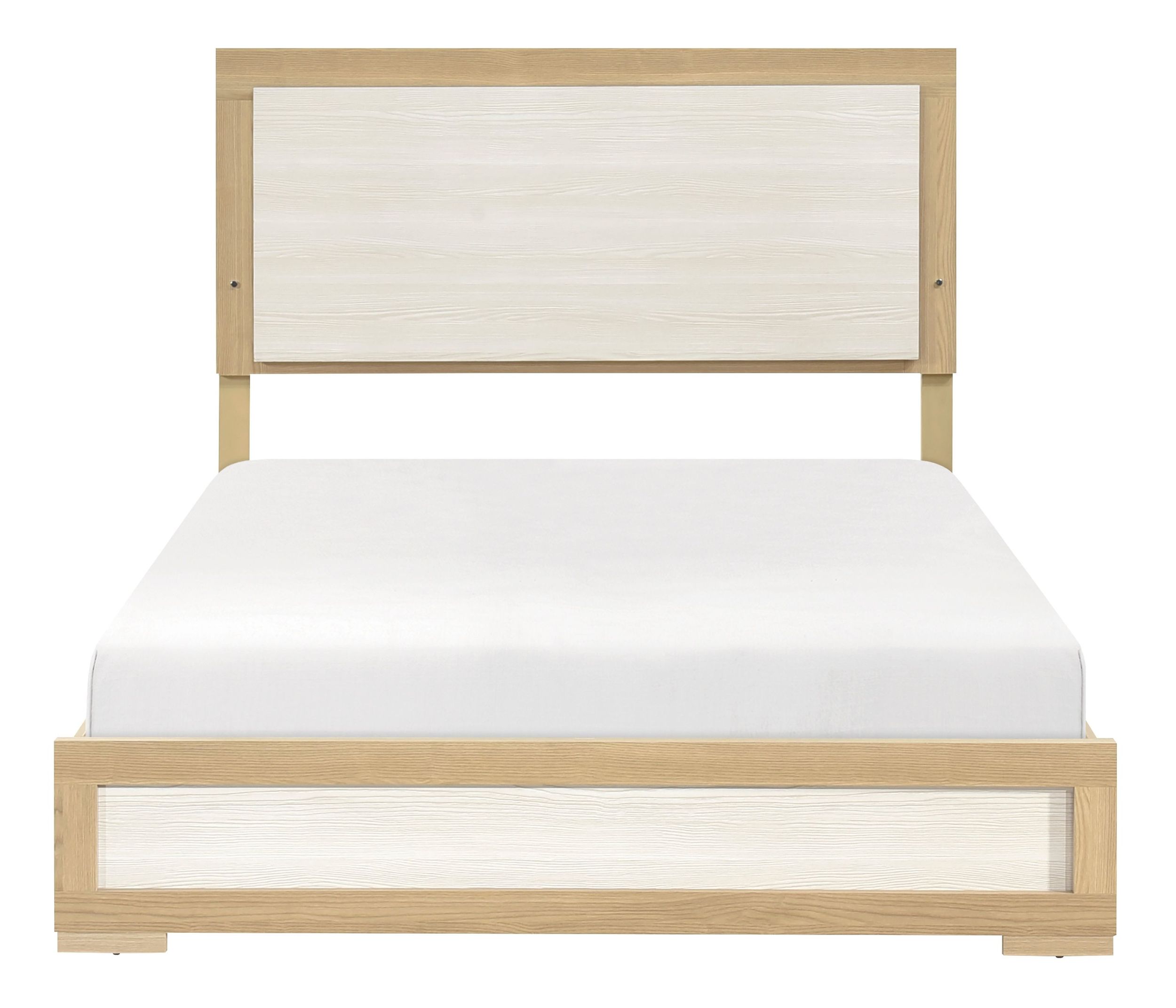 Sterling Melamine/Wood Full Panel Bed with LED Lighting