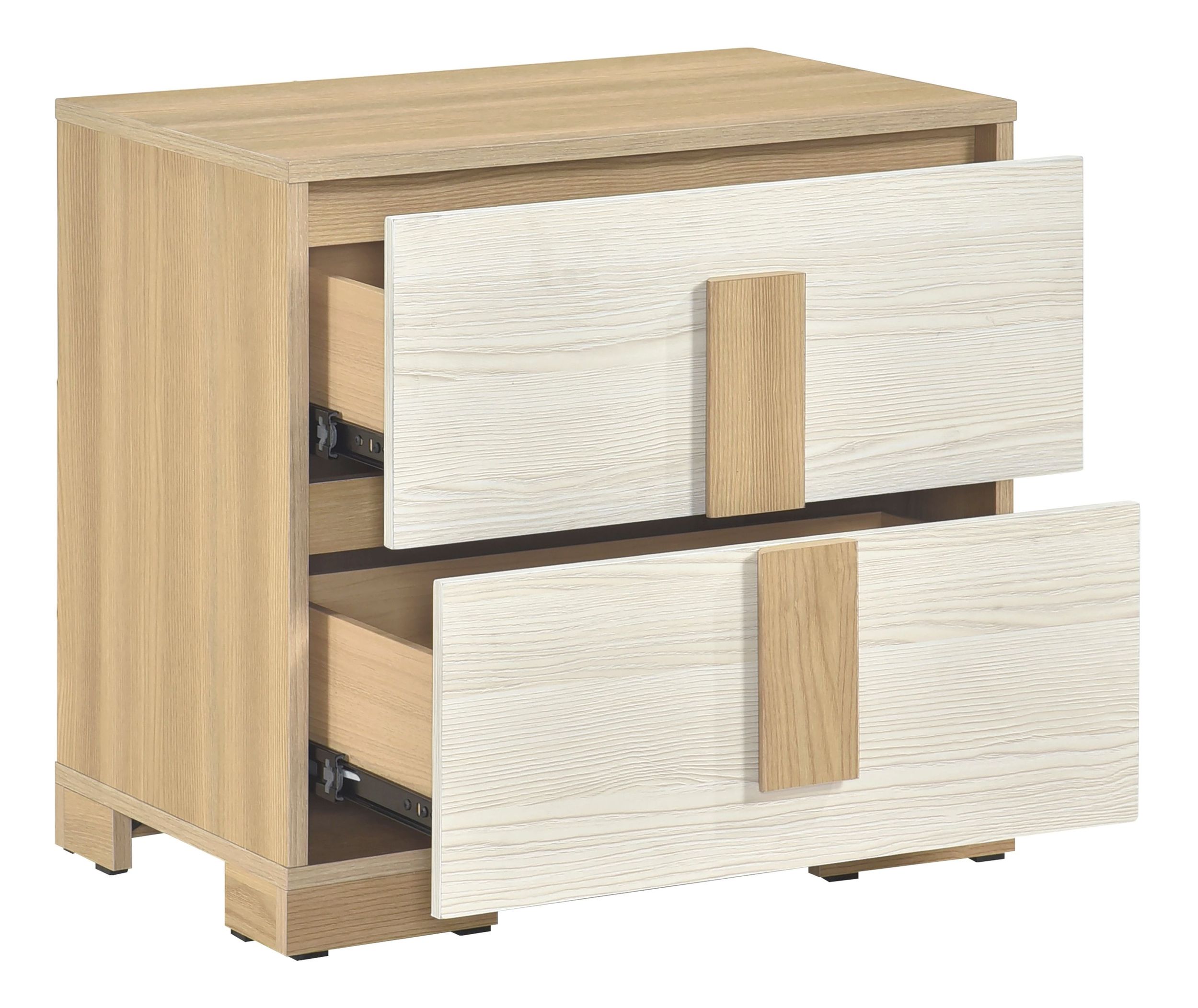 Sterling Melamine/Wood 2-Drawer Night Stand