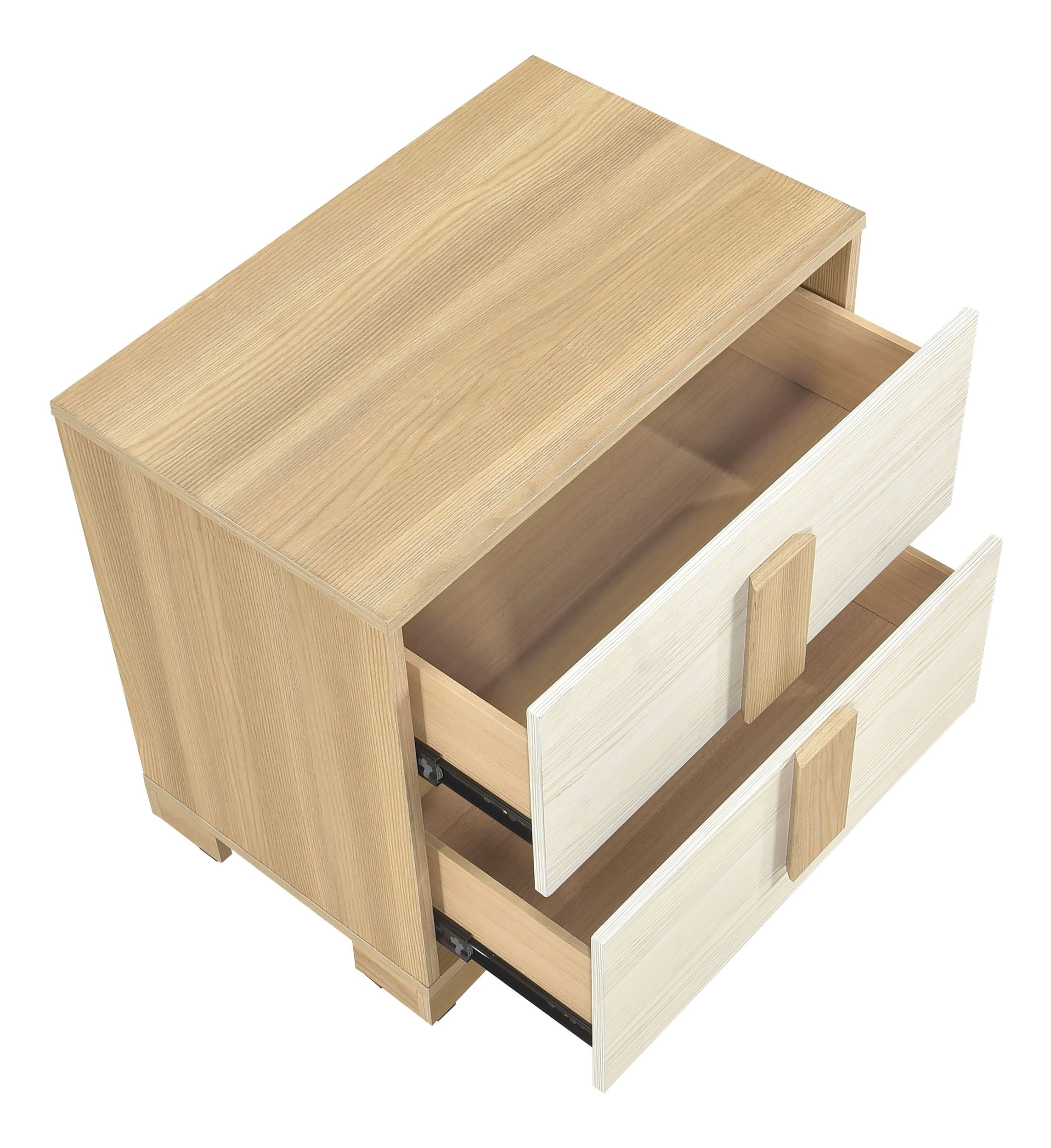 Sterling Melamine/Wood 2-Drawer Night Stand